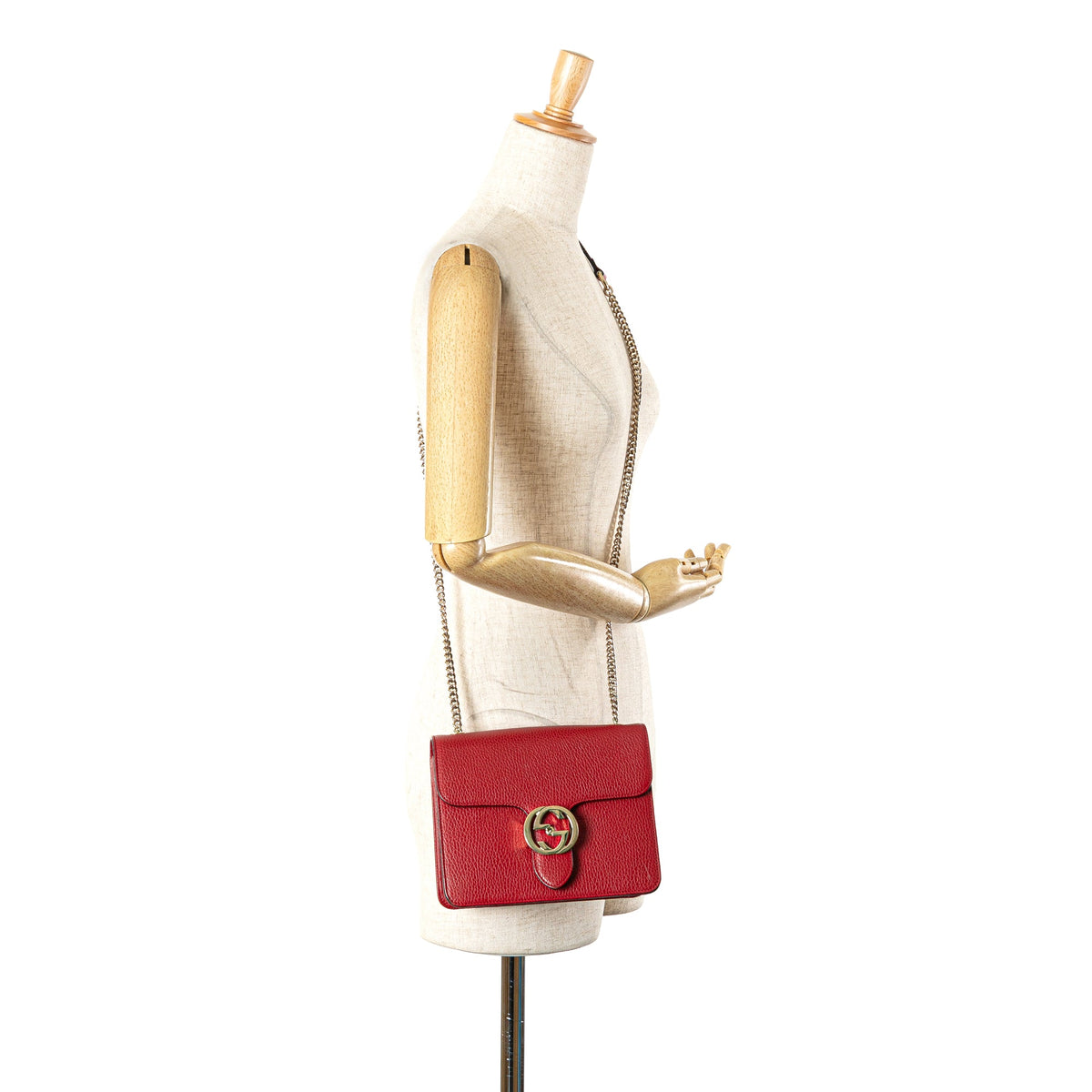 Gucci Small Dollar Calfskin Interlocking G Crossbody