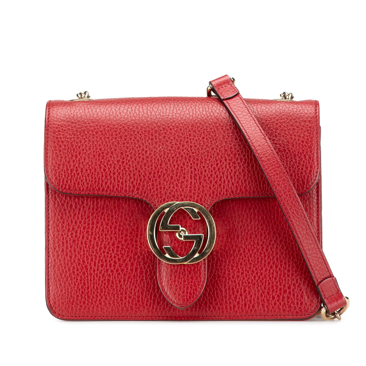 Gucci Small Dollar Calfskin Interlocking G Crossbody