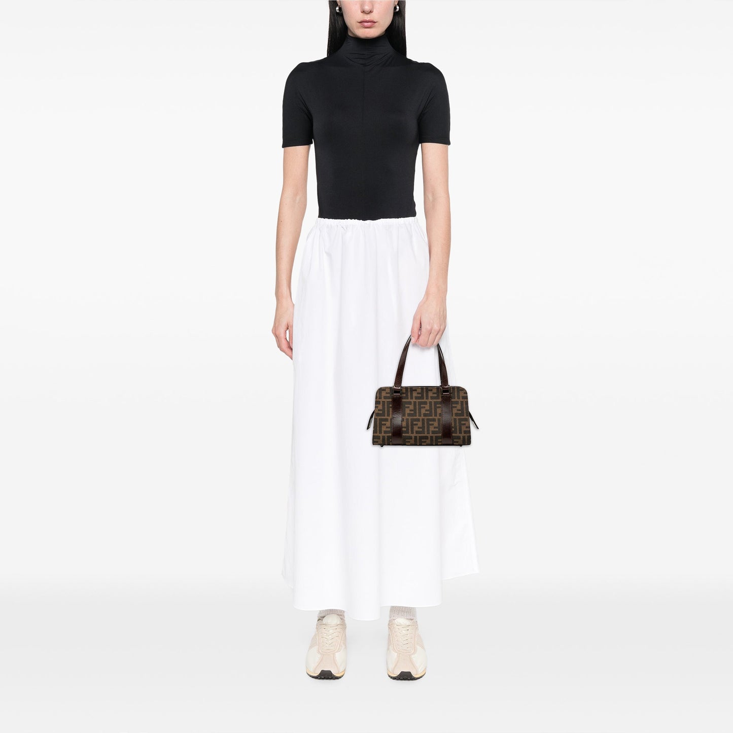 Fendi Zucca Canvas Handbag