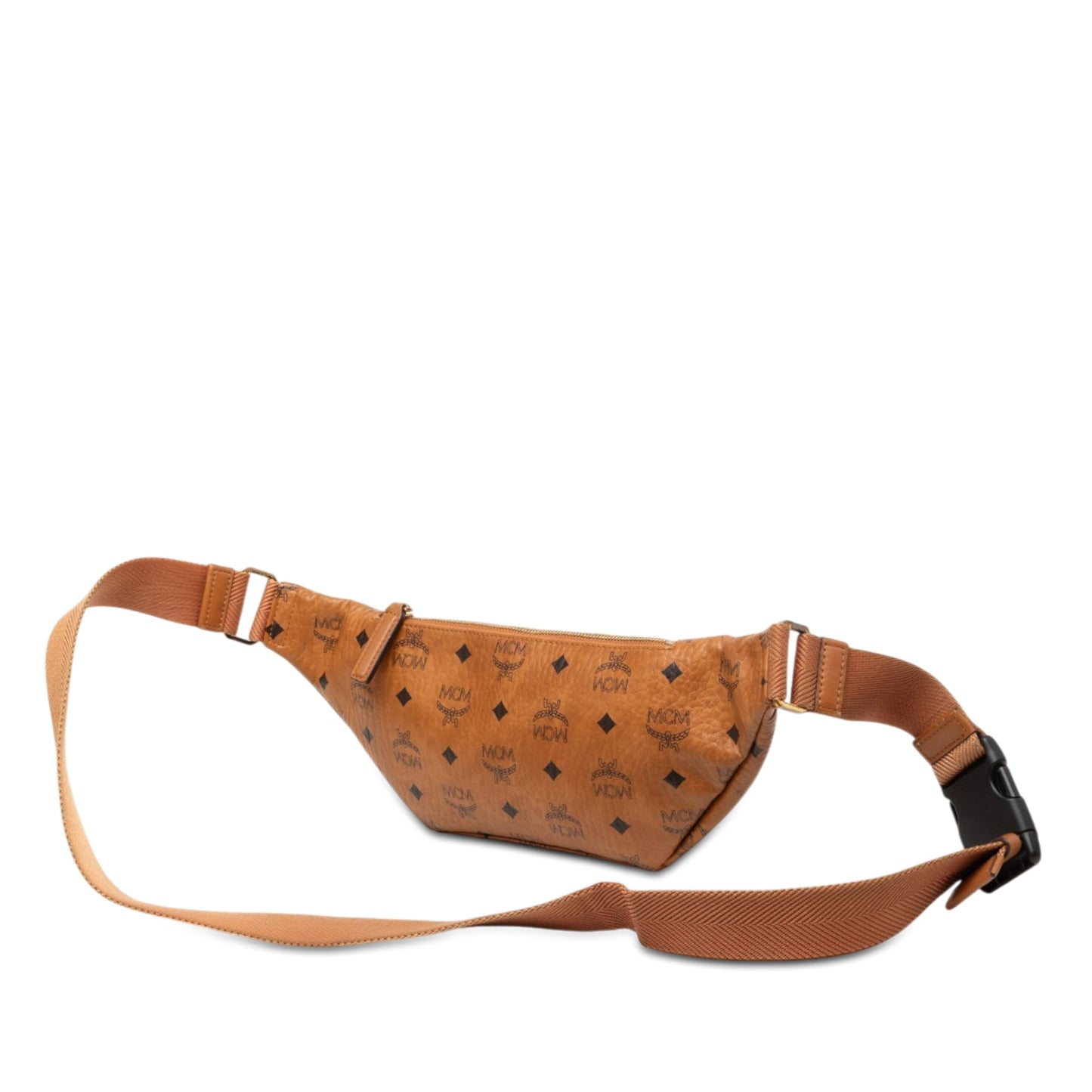 MCM Medium Visetos Coated Canvas Fursten Belt Bag