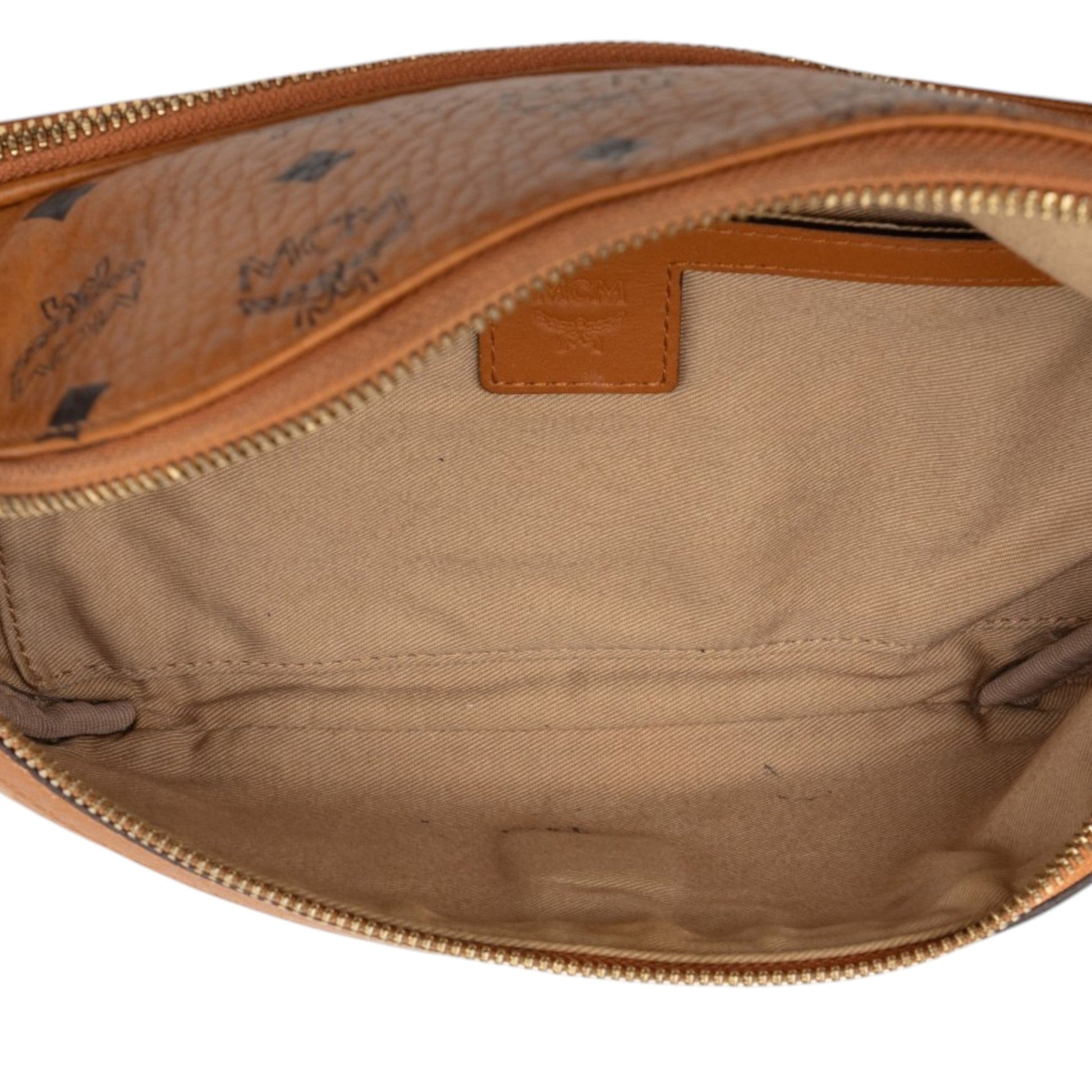 MCM Medium Visetos Coated Canvas Fursten Belt Bag