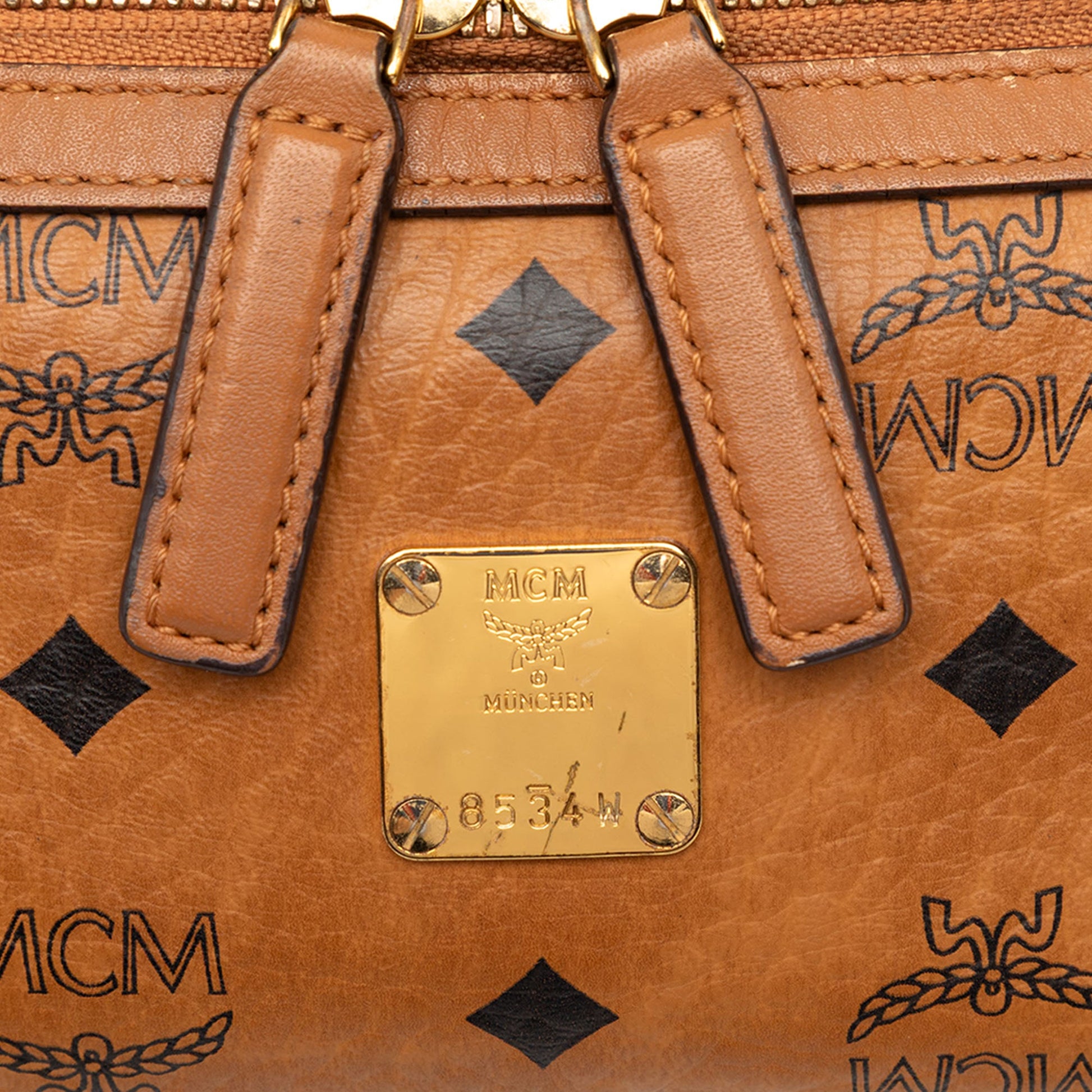 MCM Medium Visetos Coated Canvas Fursten Belt Bag