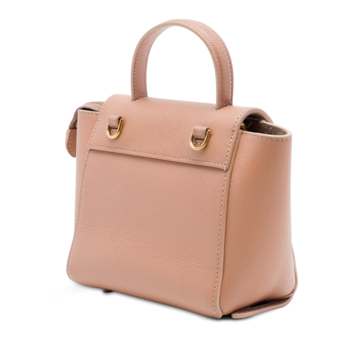 Celine Pico Grained Calfskin Belt Bag — Brown
