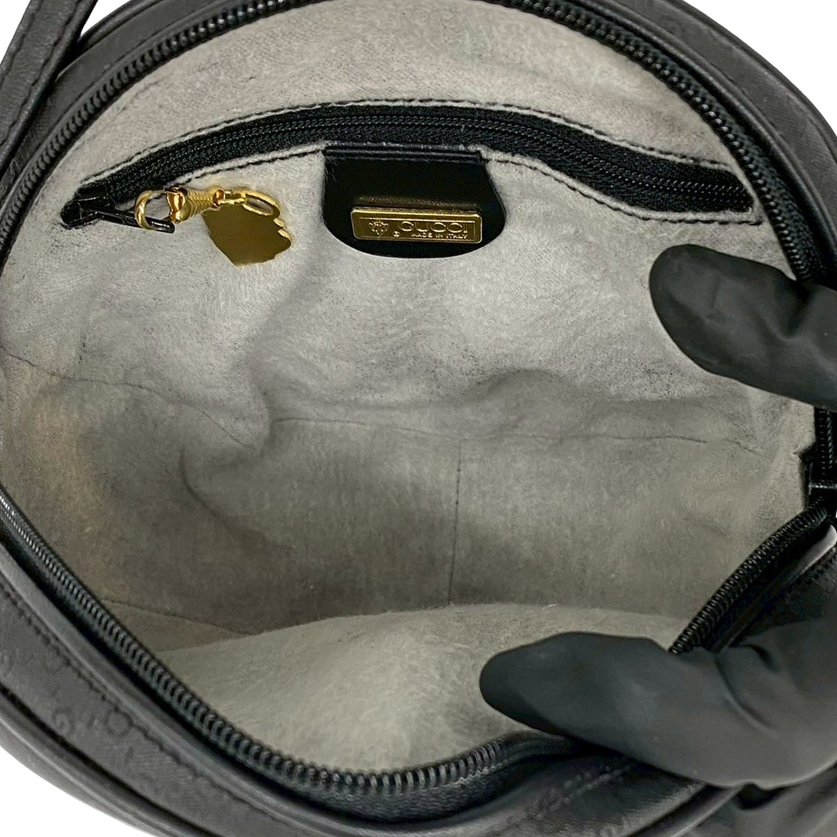 Gucci Micro GG Supreme Round Crossbody