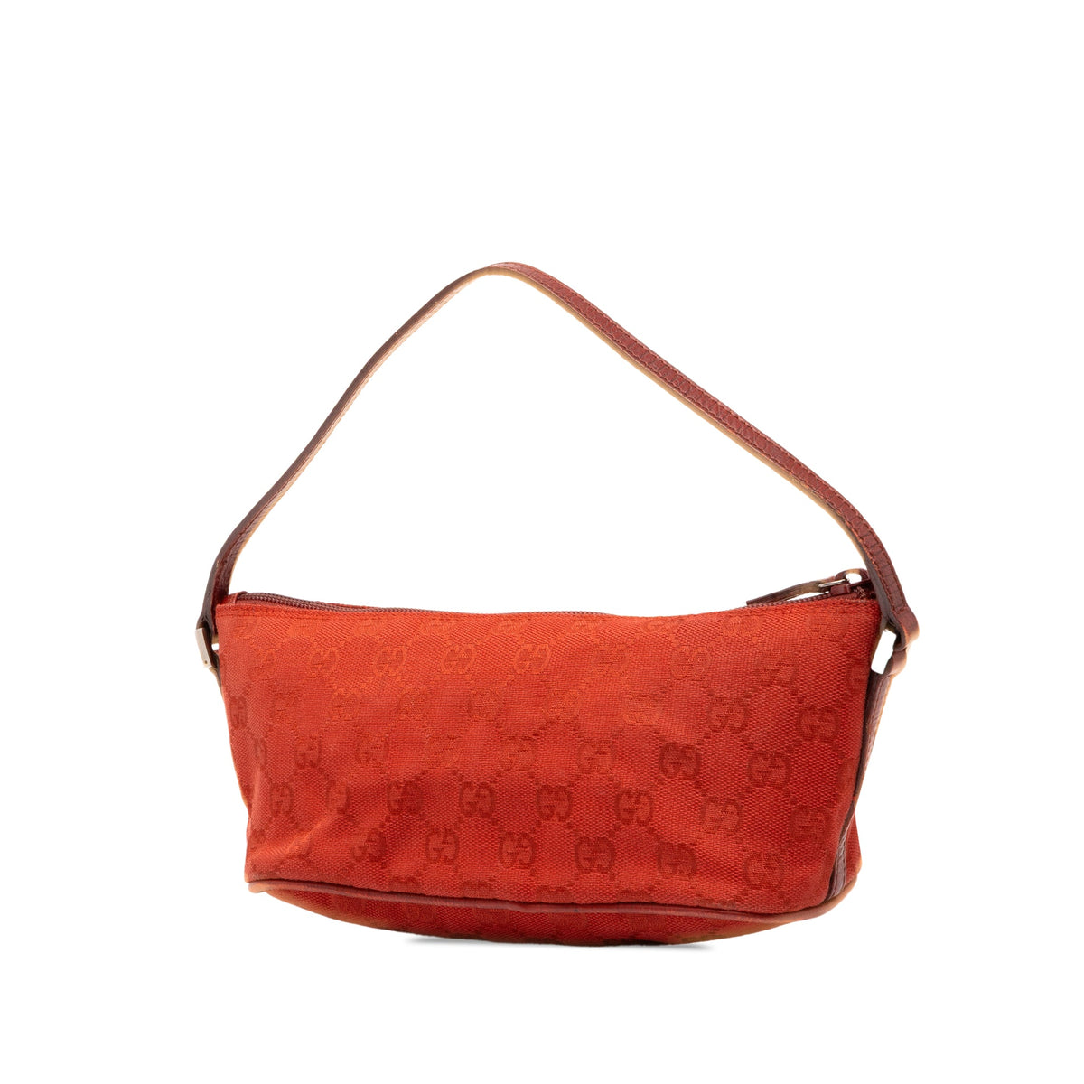 Gucci GG Canvas Boat — Red