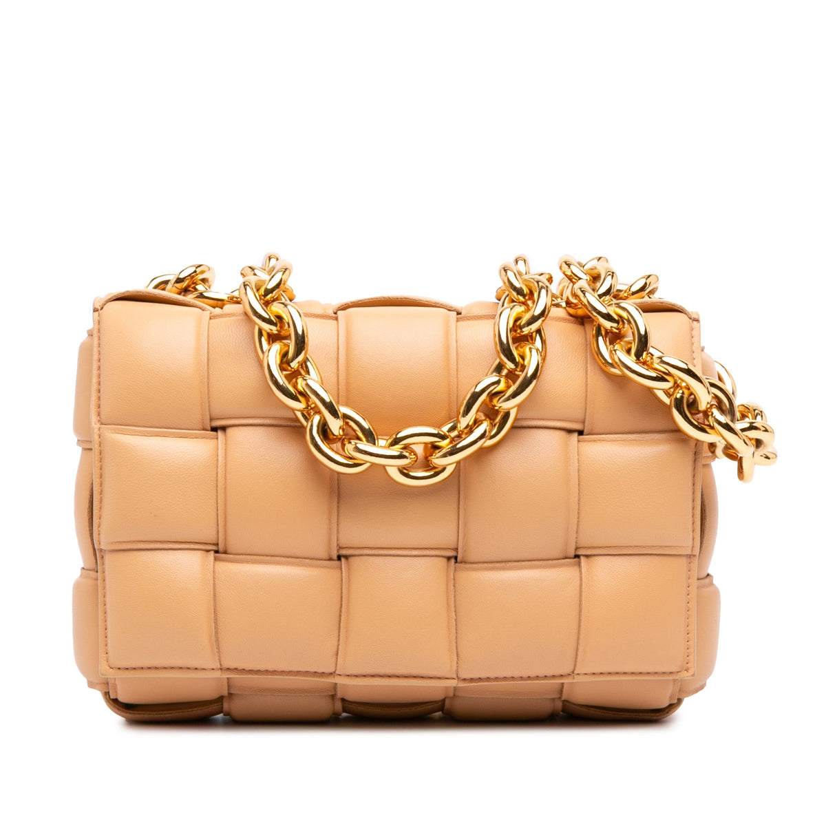Bottega Veneta Nappa Intrecciato Padded Chain Cassette Satchel