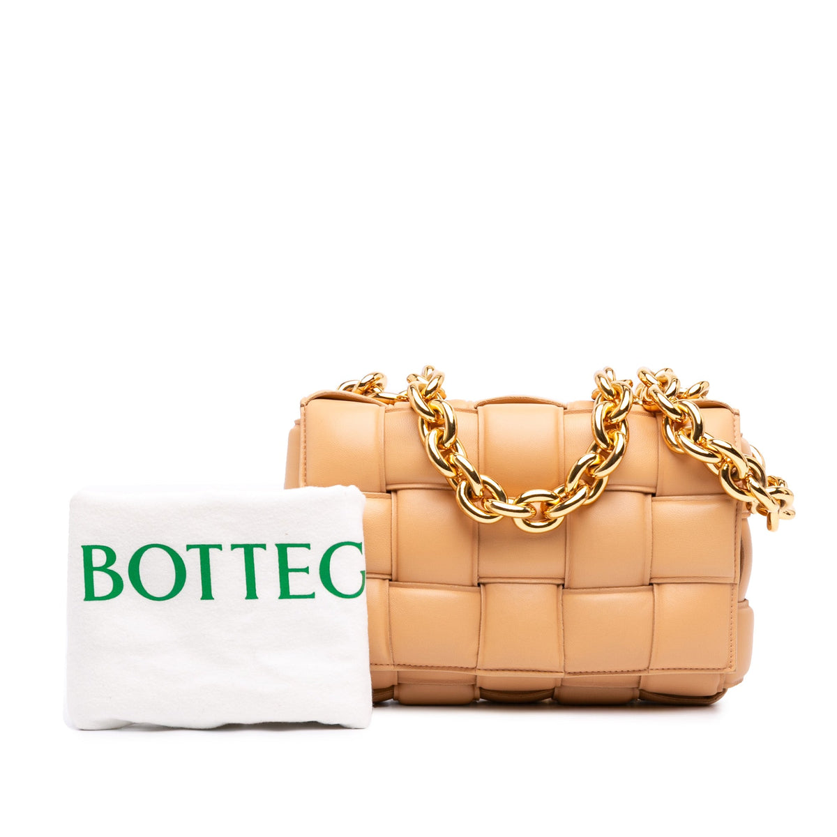Bottega Veneta Nappa Intrecciato Padded Chain Cassette Satchel