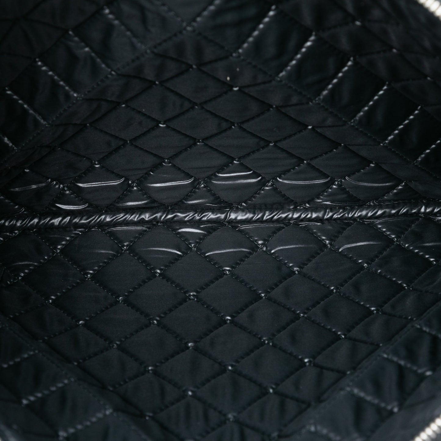 Chanel Large Quilted Patent O Case Clutch