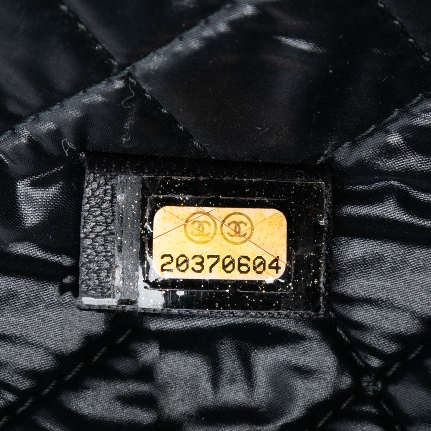 Chanel Large Quilted Patent O Case Clutch