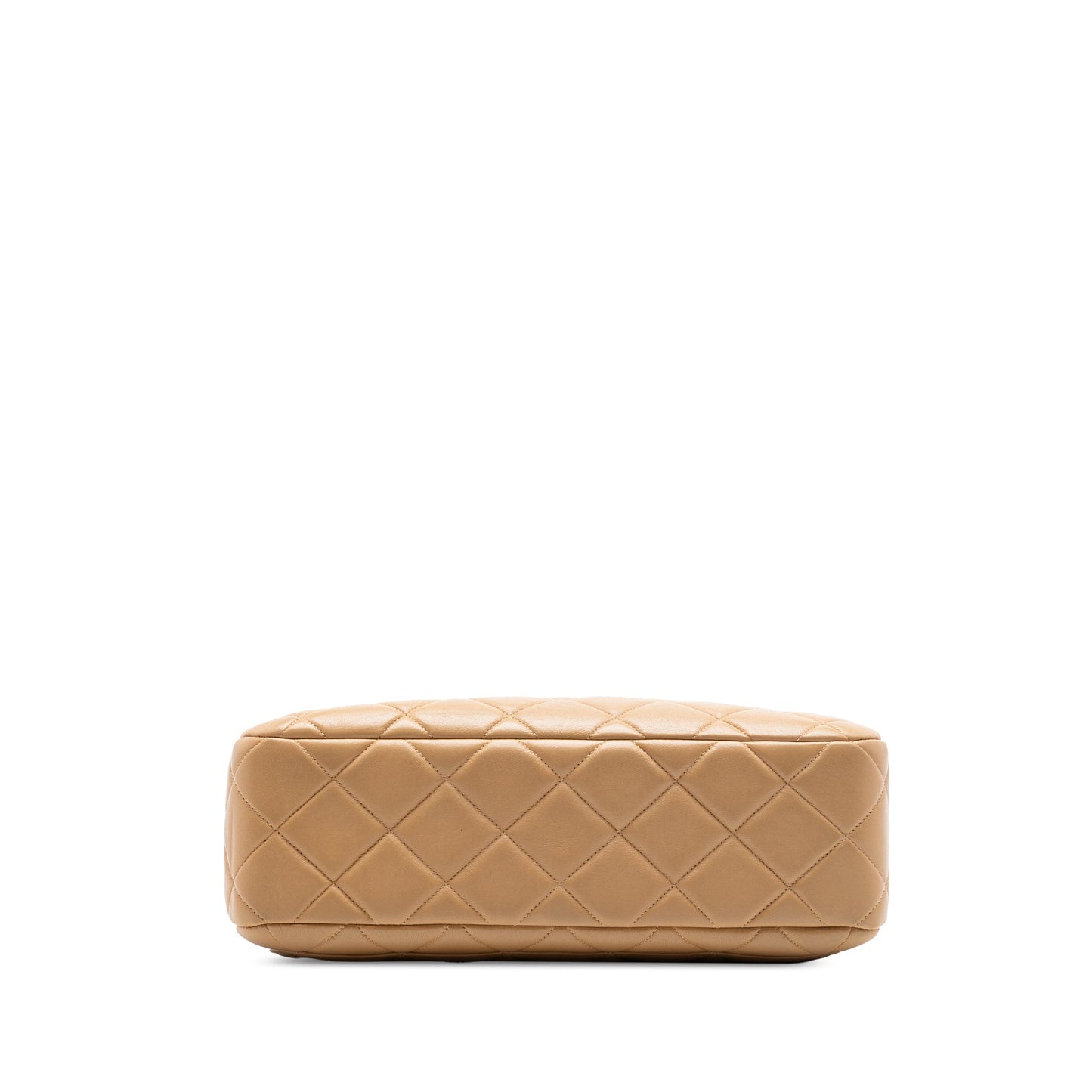 Chanel CC Quilted Lambskin Top Handle Flap