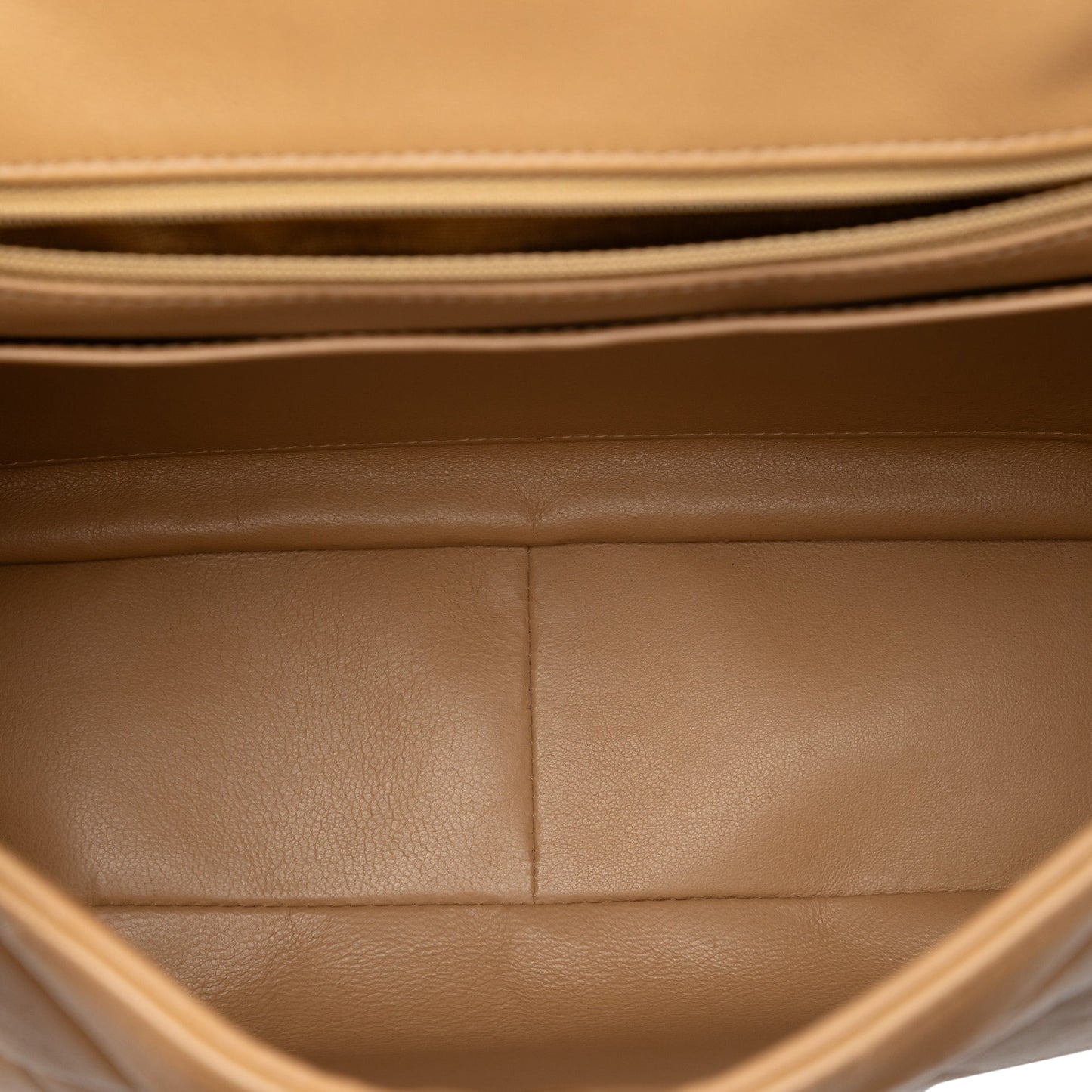Chanel CC Quilted Lambskin Top Handle Flap
