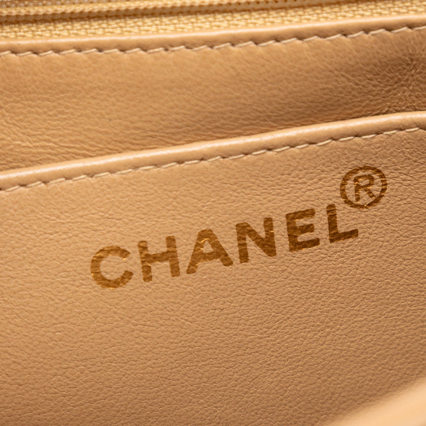 Chanel CC Quilted Lambskin Top Handle Flap