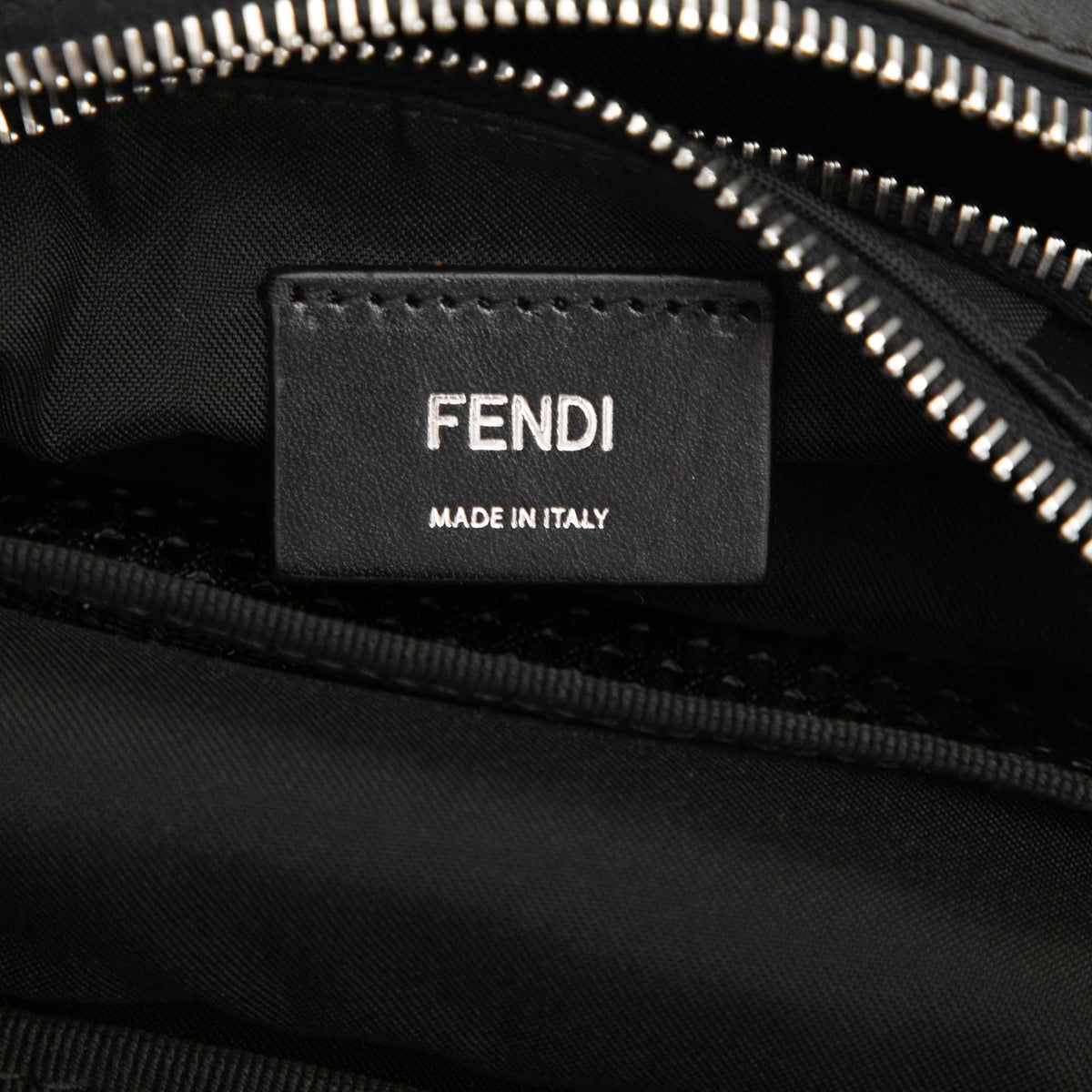 Fendi Nylon and Leather Logo Belt Bag