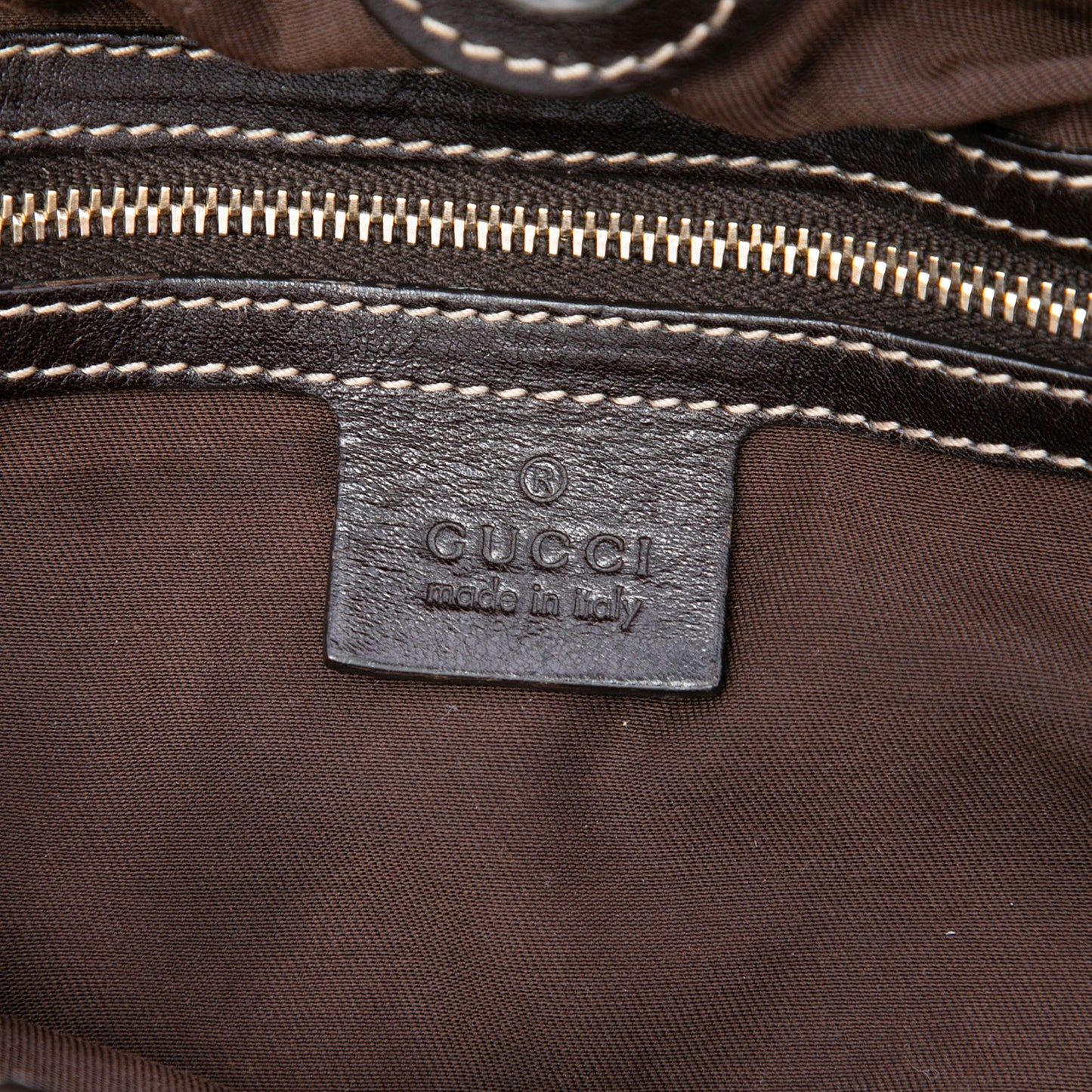 Gucci GG Canvas Studded Pelham Hobo Bag