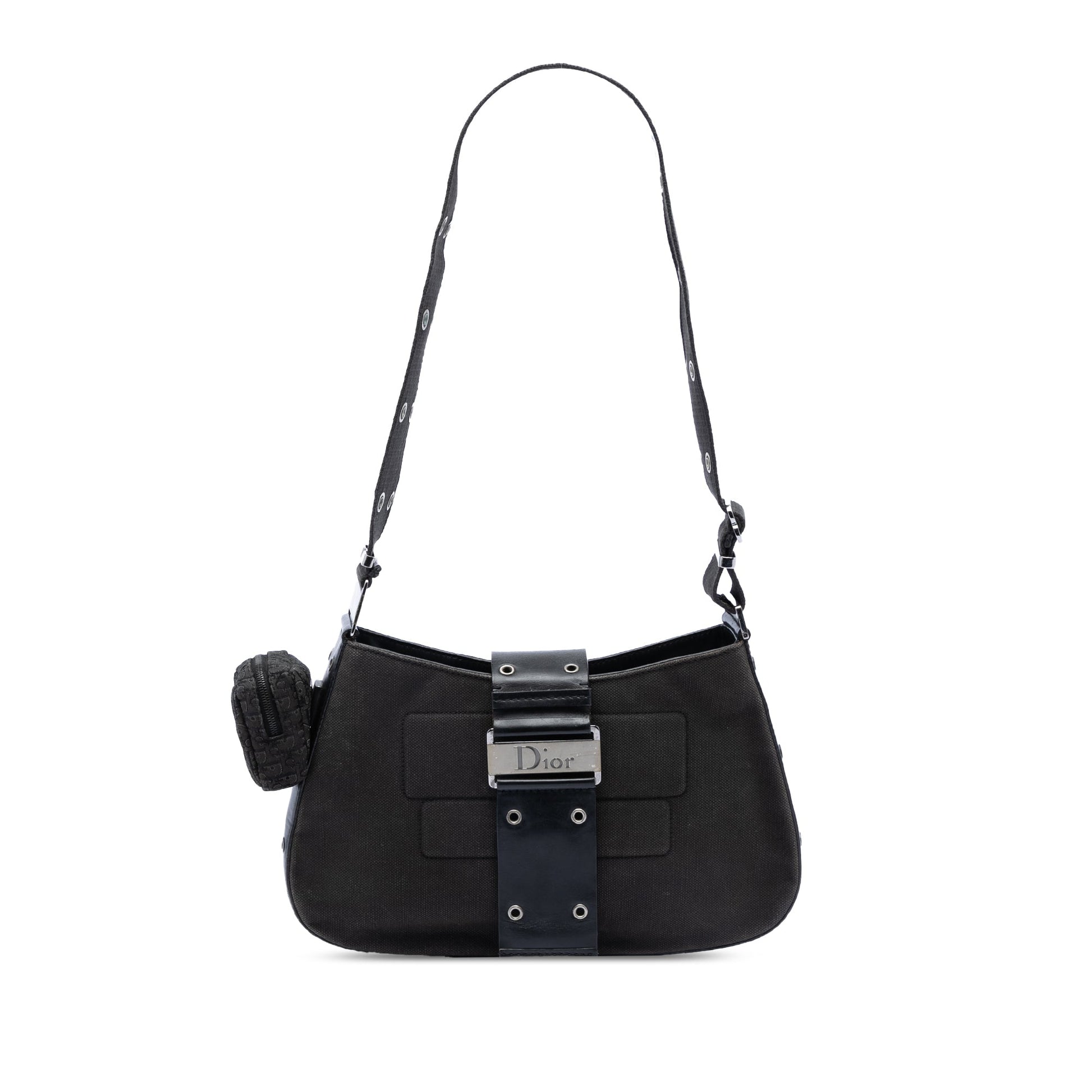 Dior Canvas Street Chic Columbus Shoulder Bag