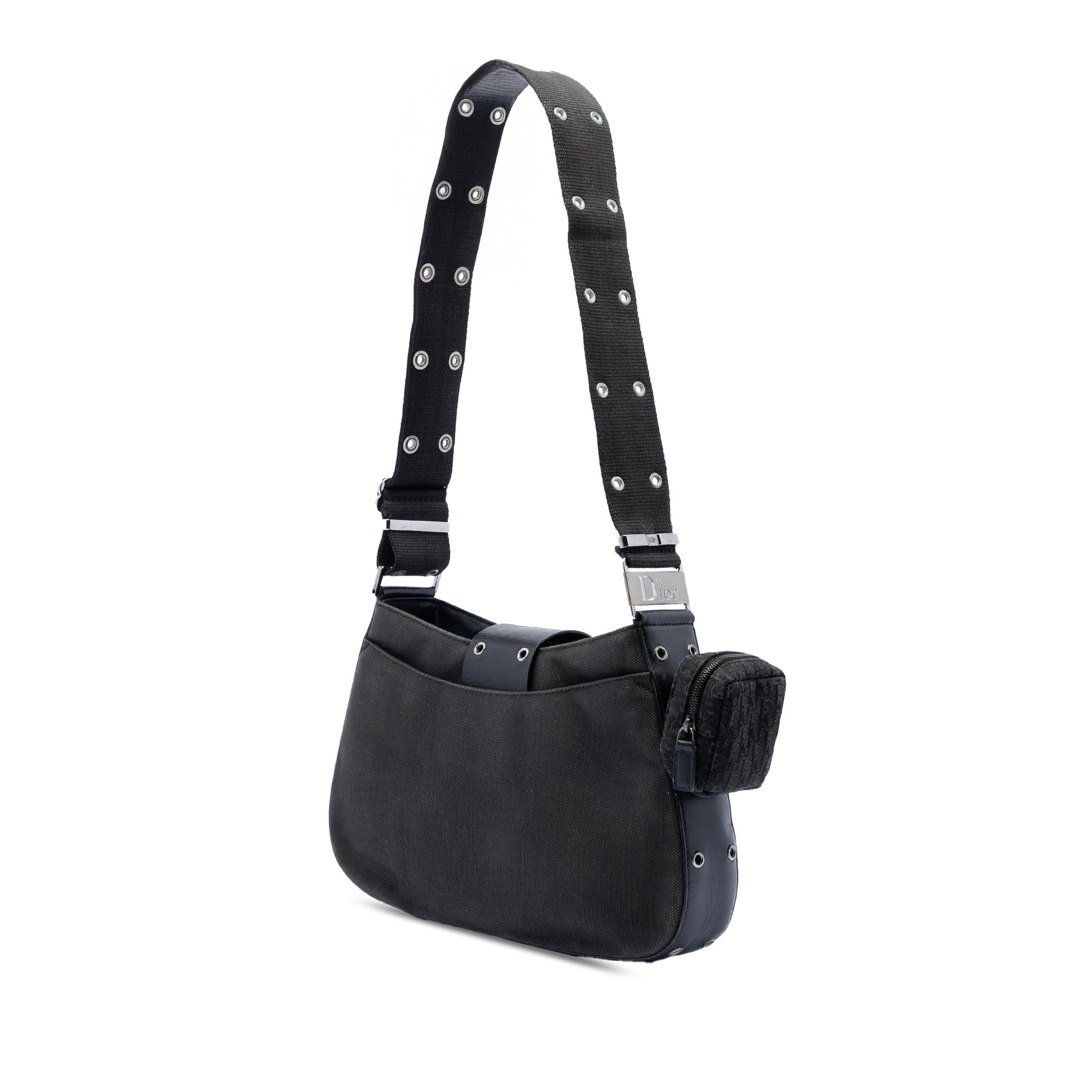 Dior Canvas Street Chic Columbus Shoulder Bag