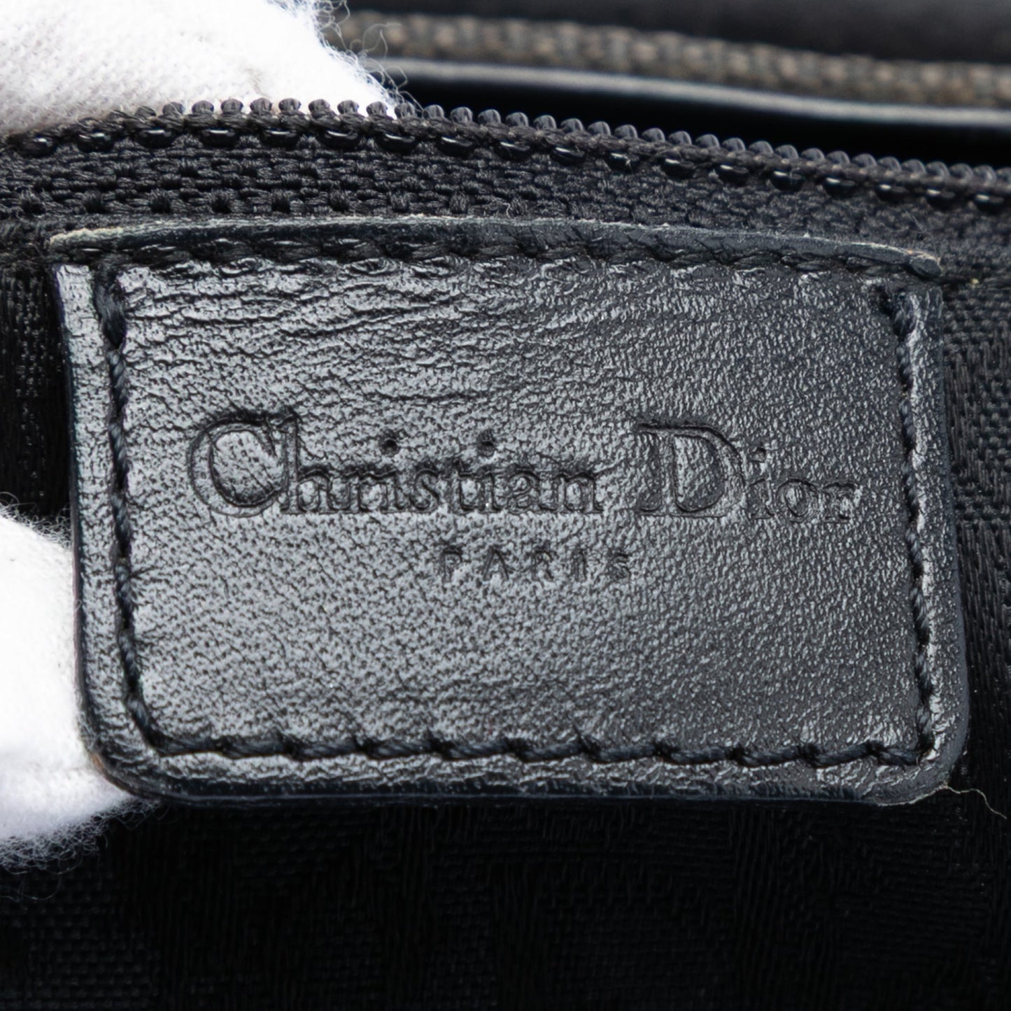Dior Canvas Street Chic Columbus Shoulder Bag