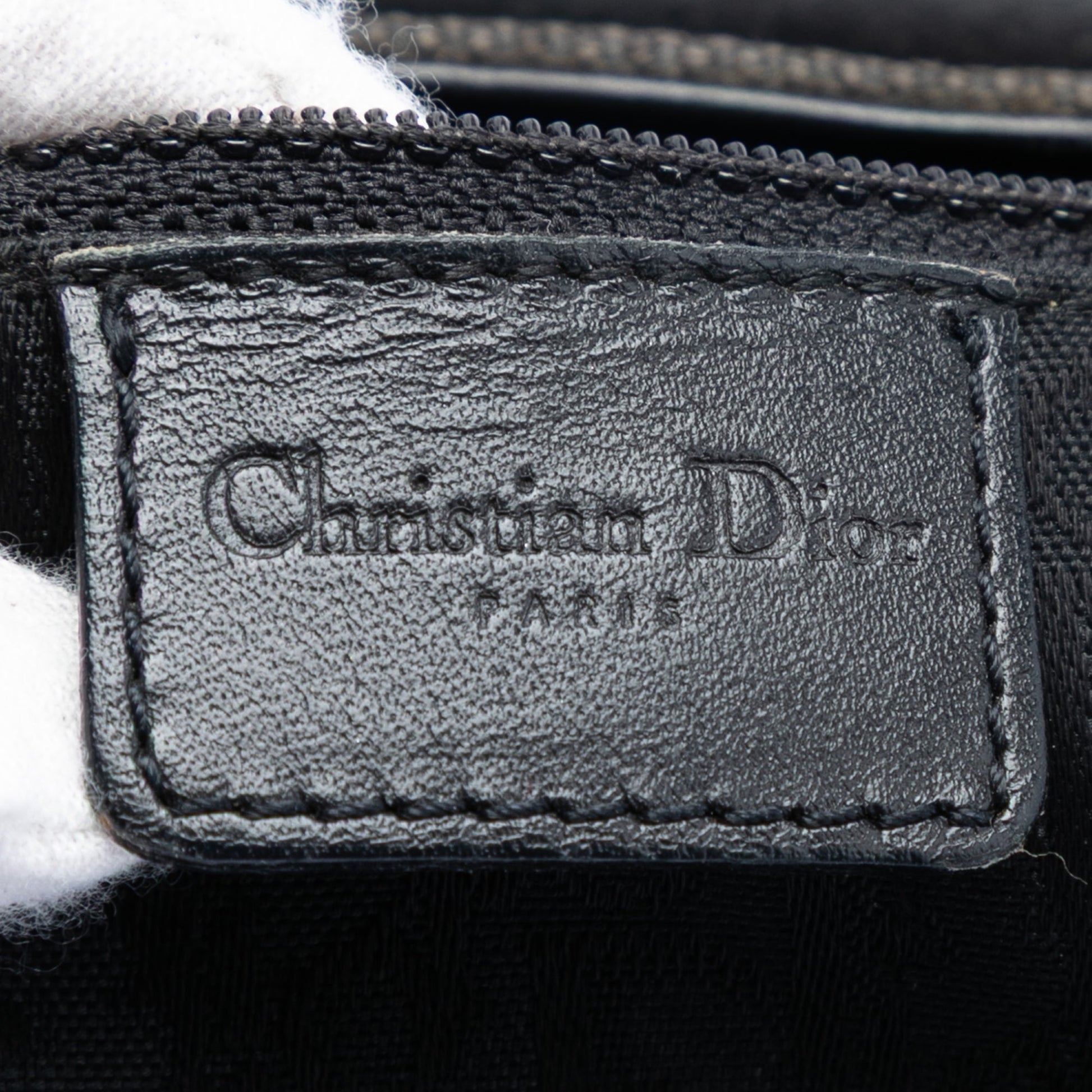 Dior Canvas Street Chic Columbus Shoulder Bag