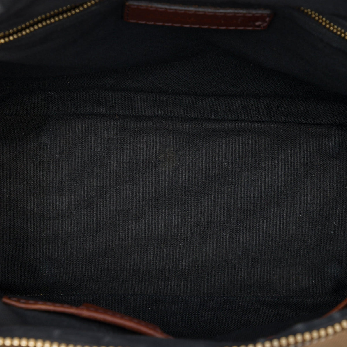 Burberry Small Leather Trimmed House Check Canvas Bridle Orchard Satchel