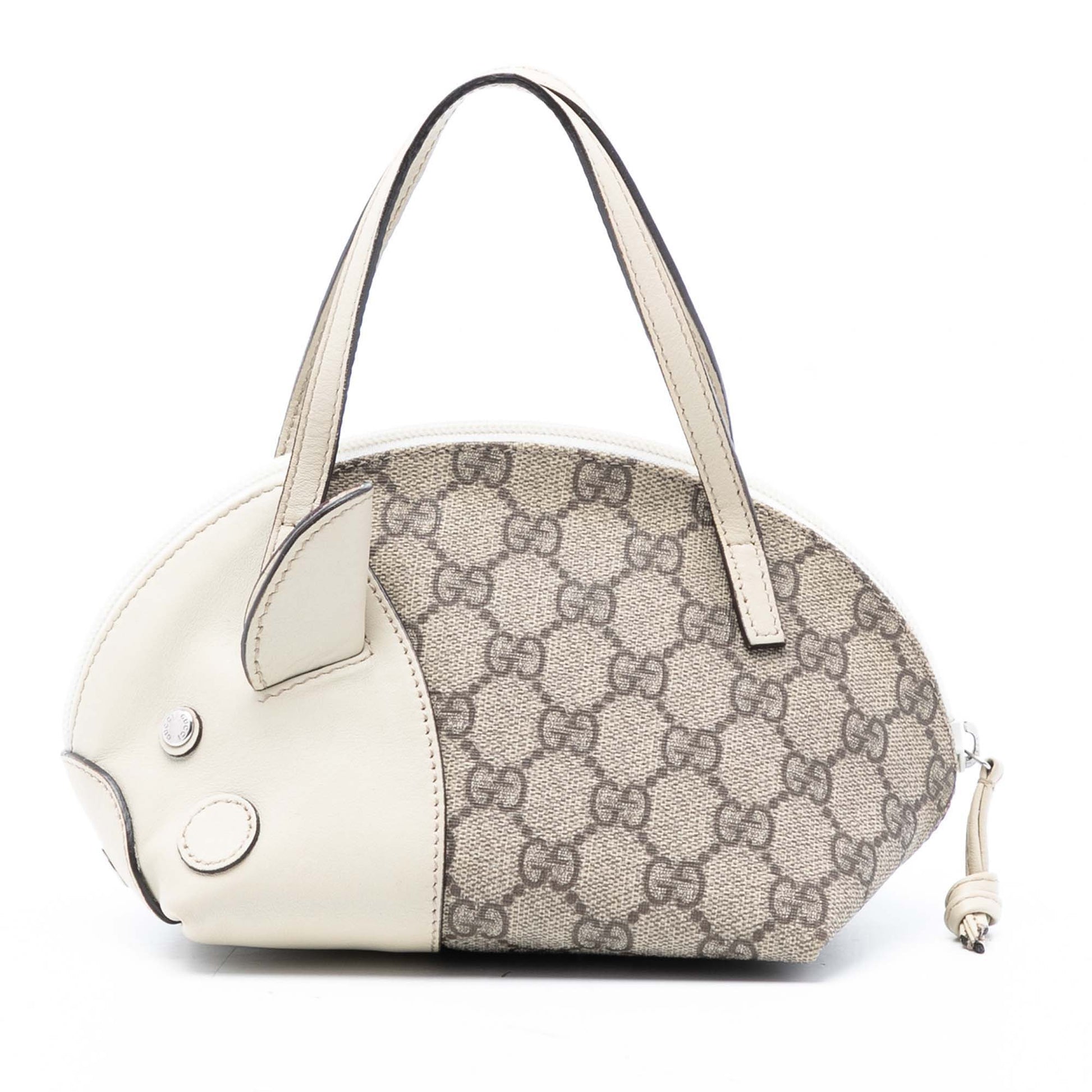 Gucci GG Supreme Zoo Handbag