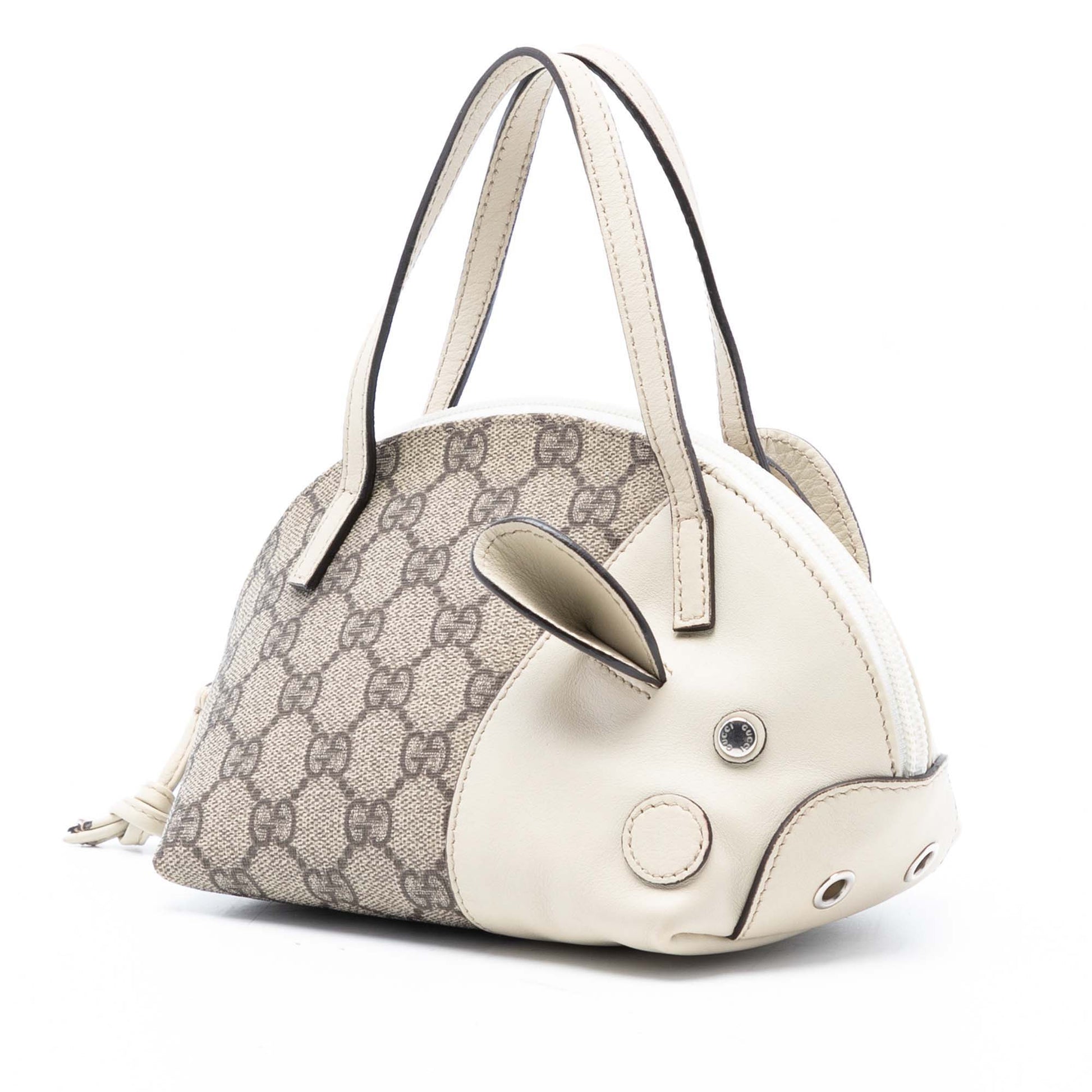 Gucci GG Supreme Zoo Handbag