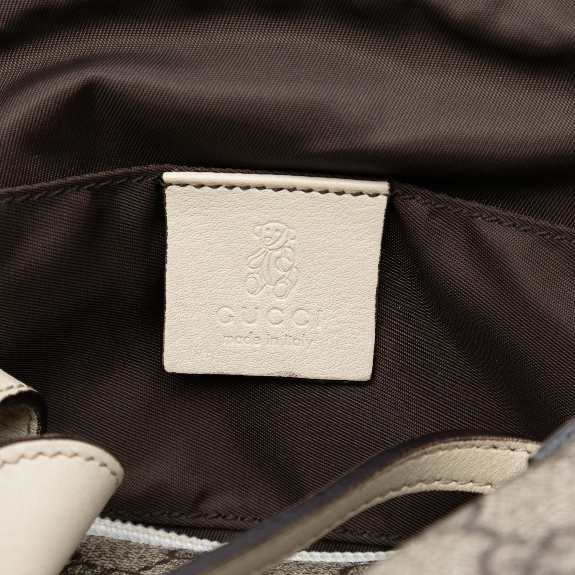 Gucci GG Supreme Zoo Handbag