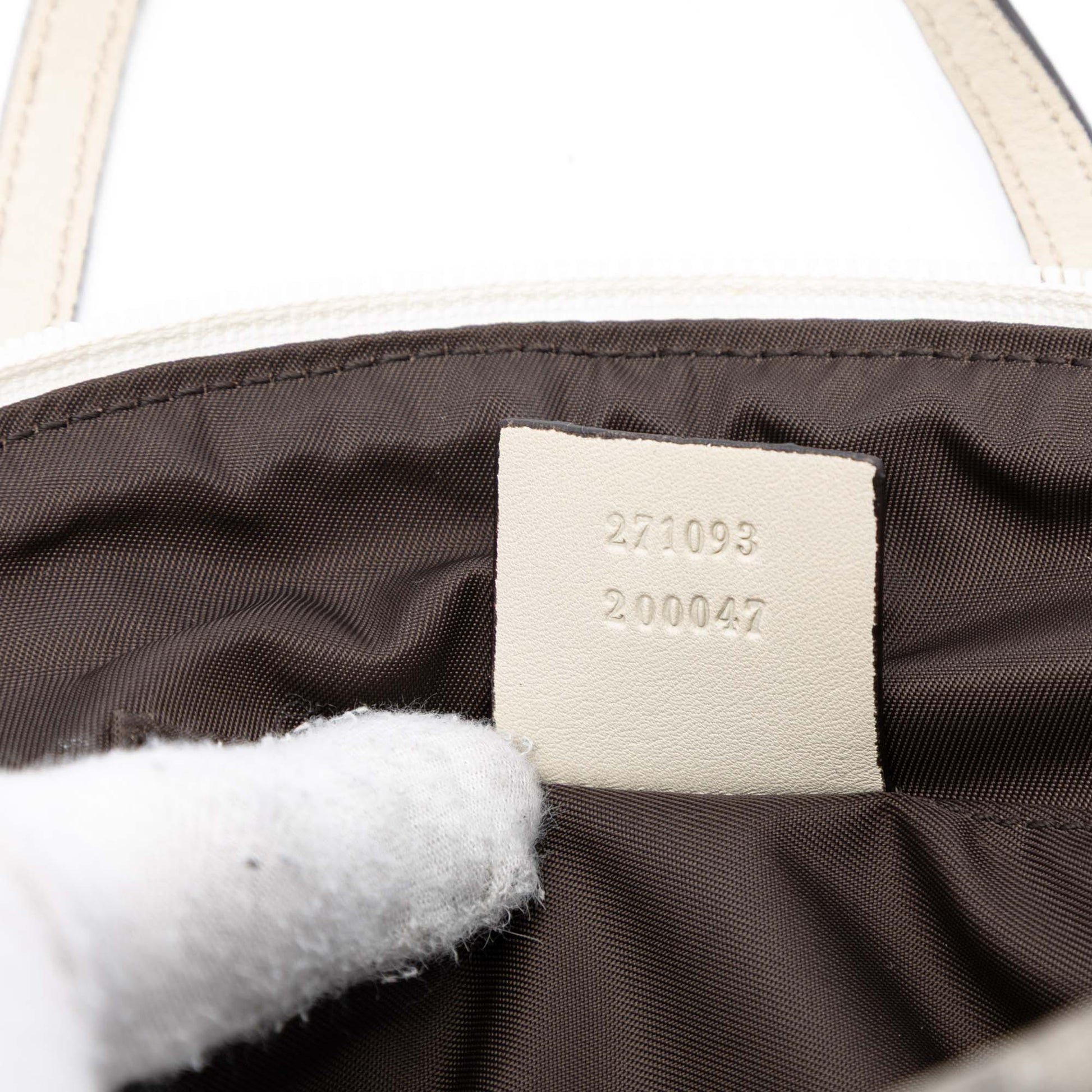 Gucci GG Supreme Zoo Handbag