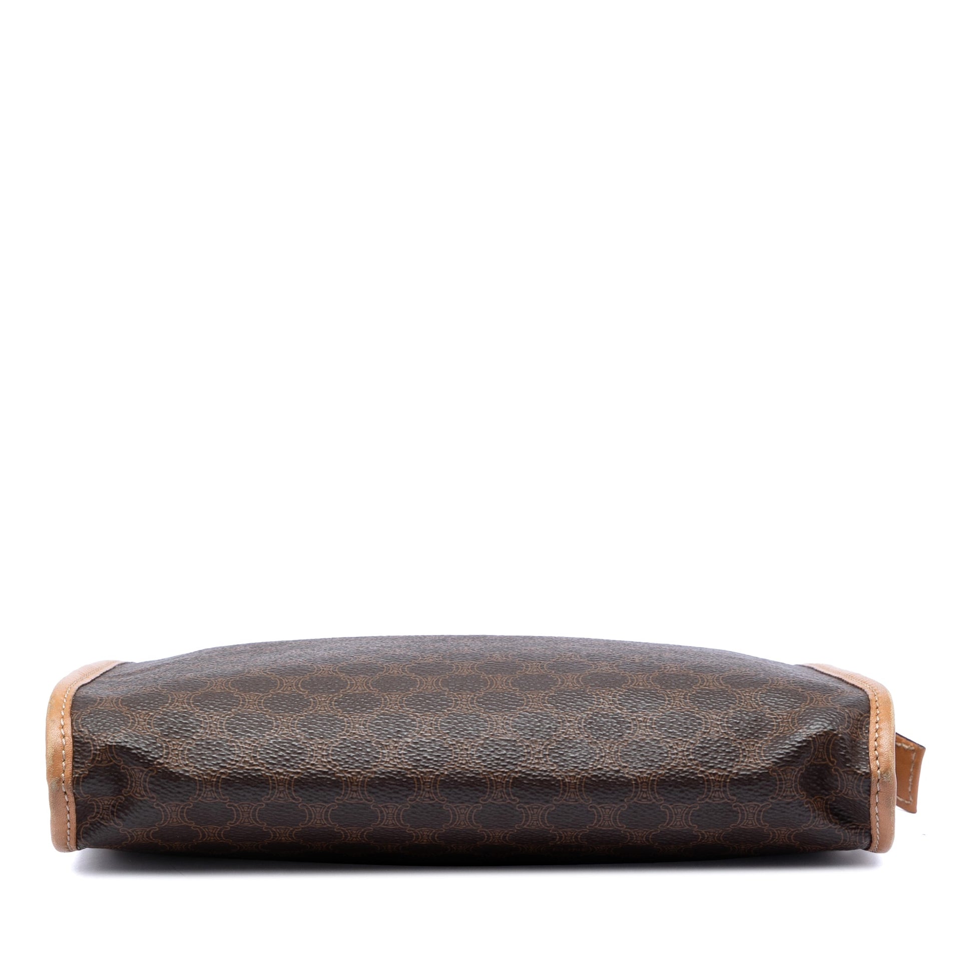 Celine Macadam Coated Canvas Clutch