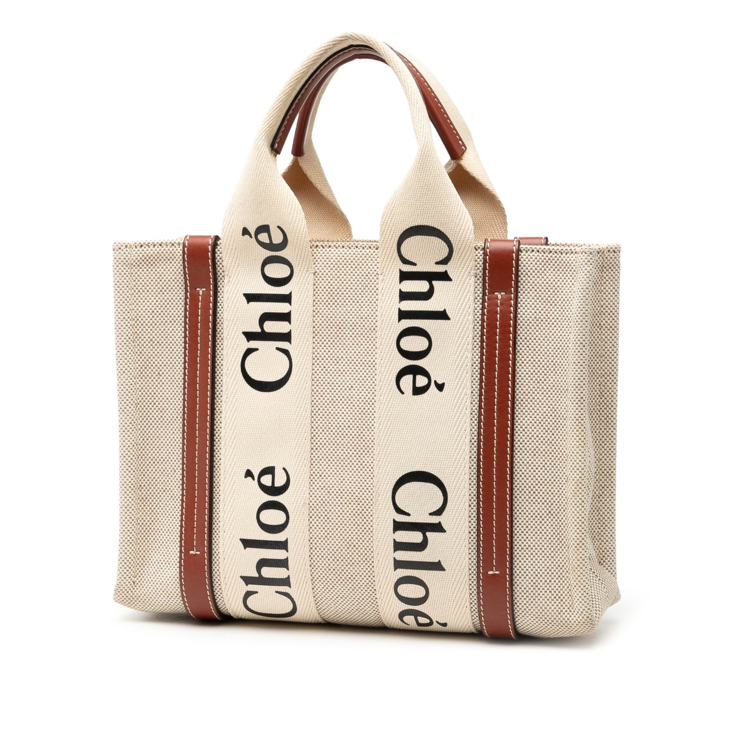 Chloé Small Canvas Woody Tote