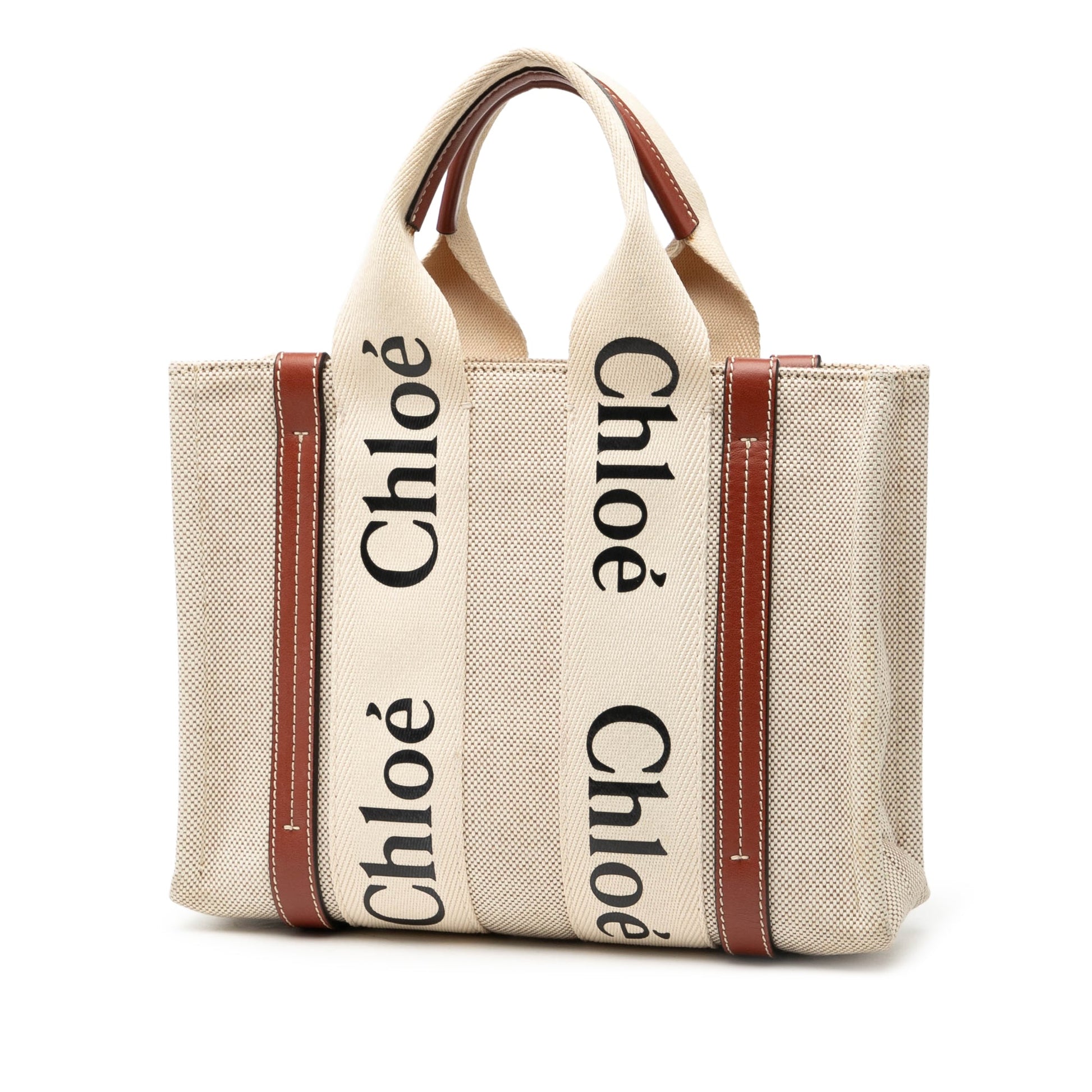 Chloé Small Canvas Woody Tote