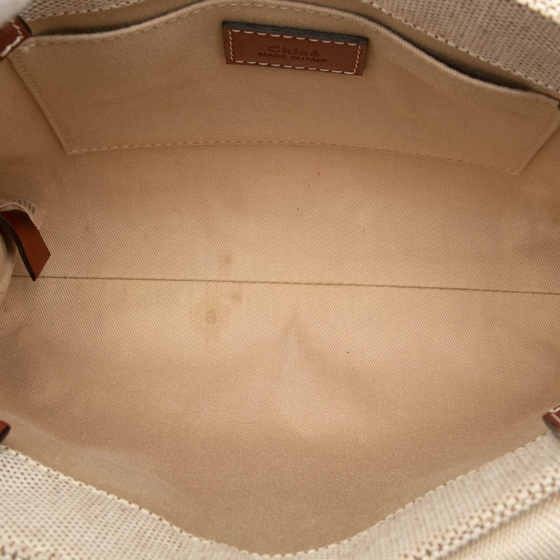 Chloé Small Canvas Woody Tote