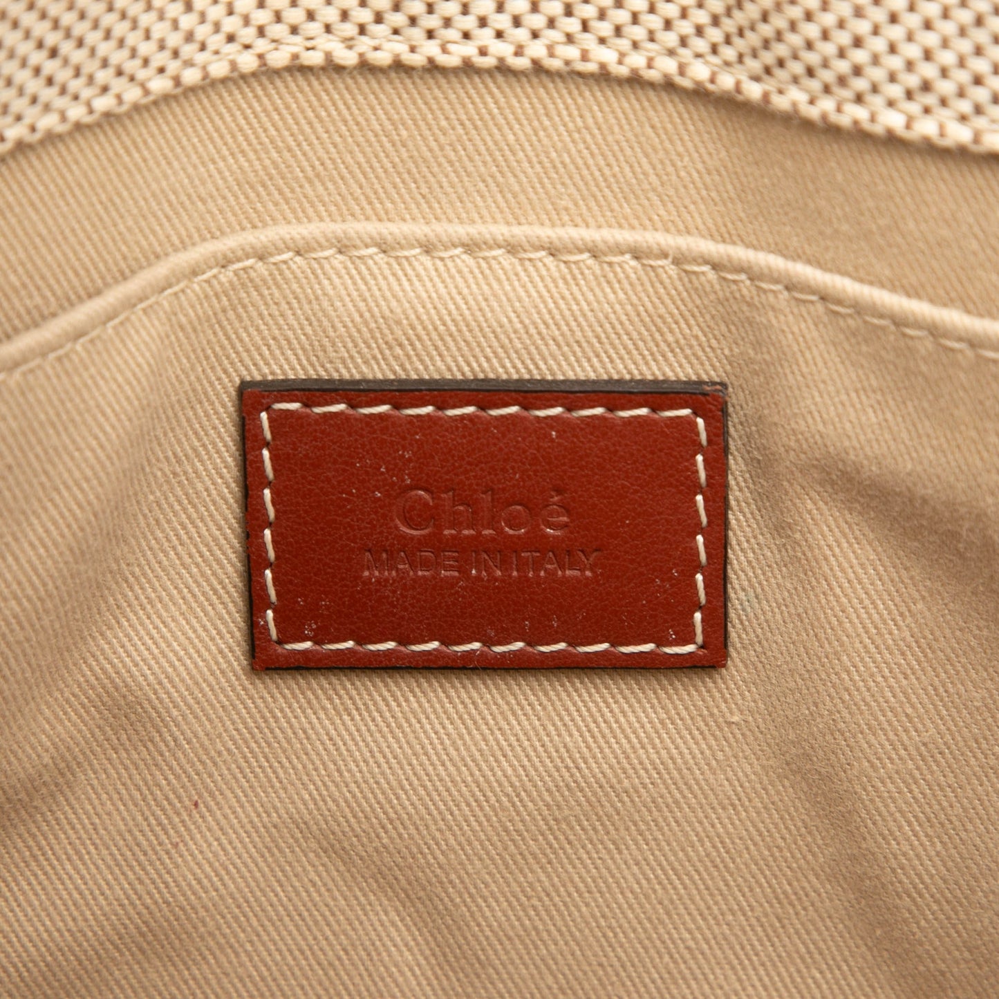 Chloé Small Canvas Woody Tote