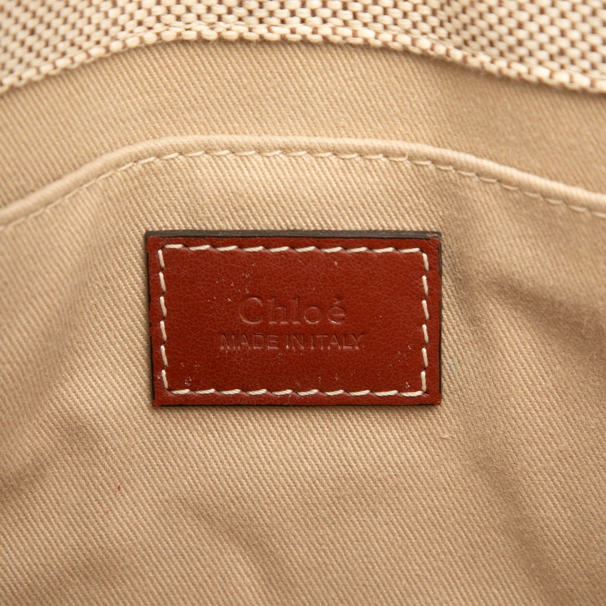 Chloé Small Canvas Woody Tote