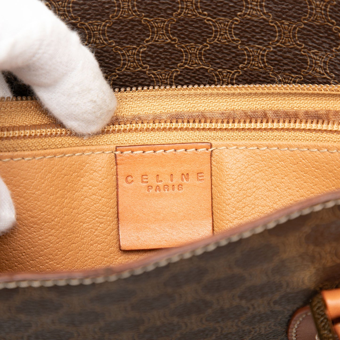 Celine Macadam Coated Canvas Tote