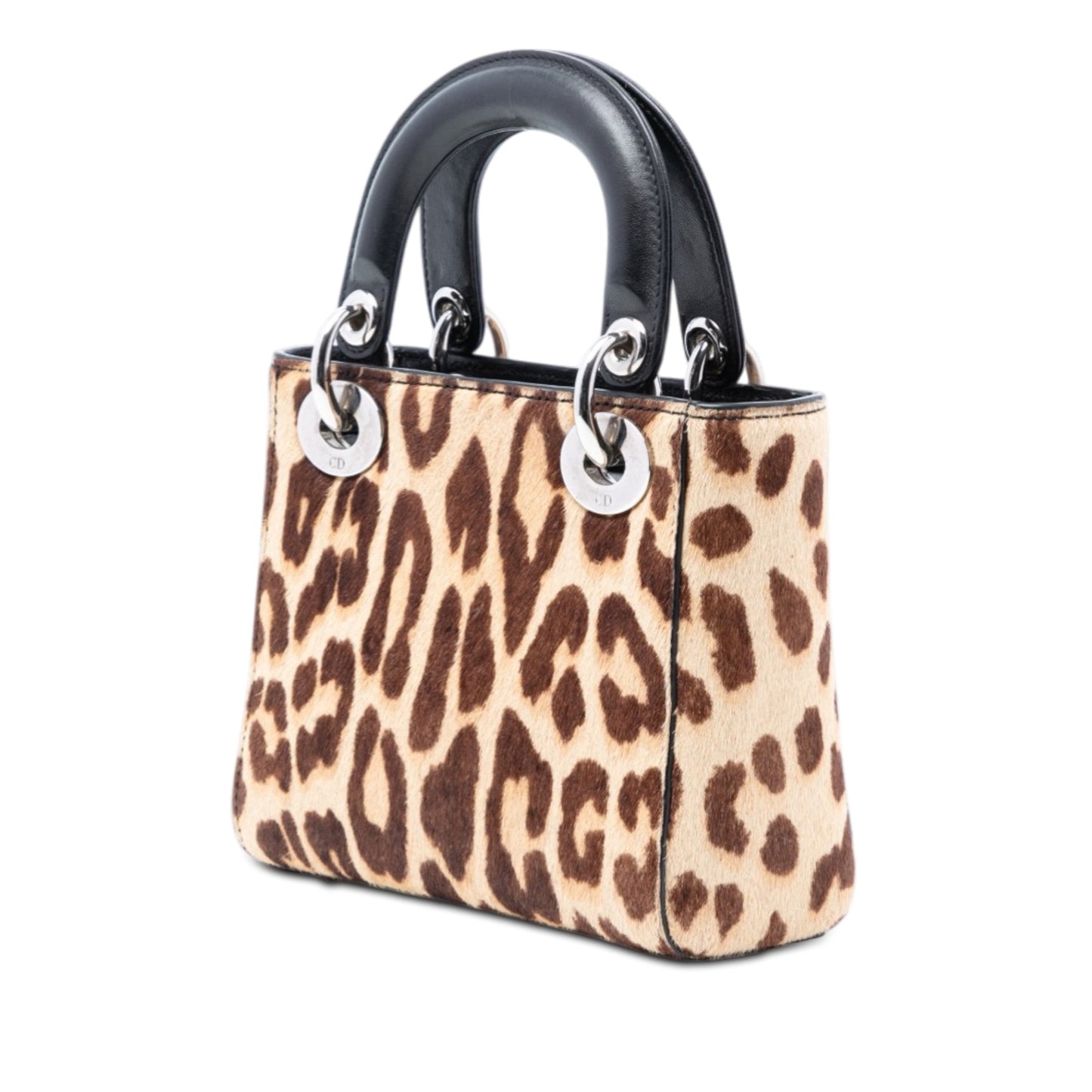 Dior Mini Pony Hair Leopard Print Lady Dior