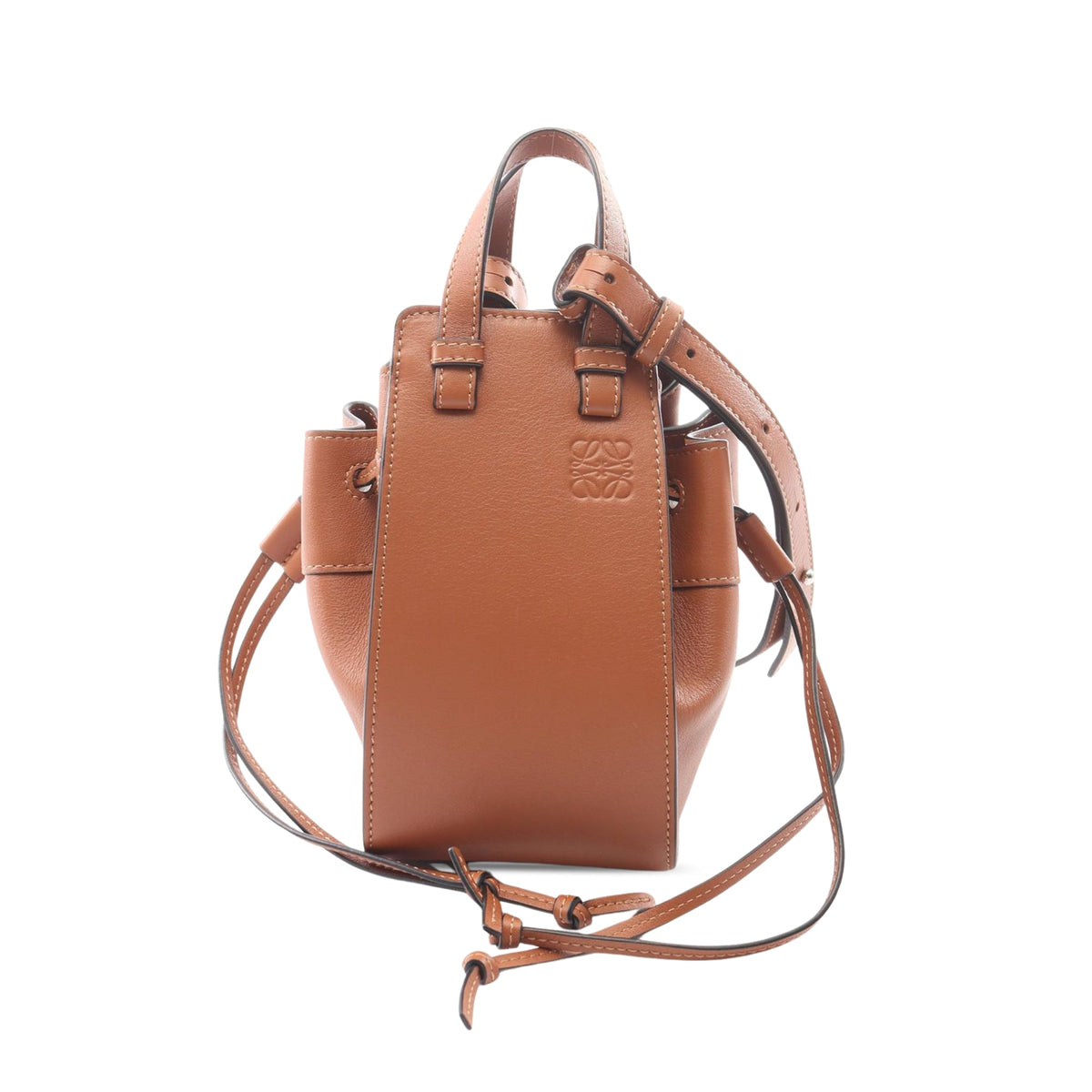 LOEWE Mini Leather Drawstring Hammock Bag