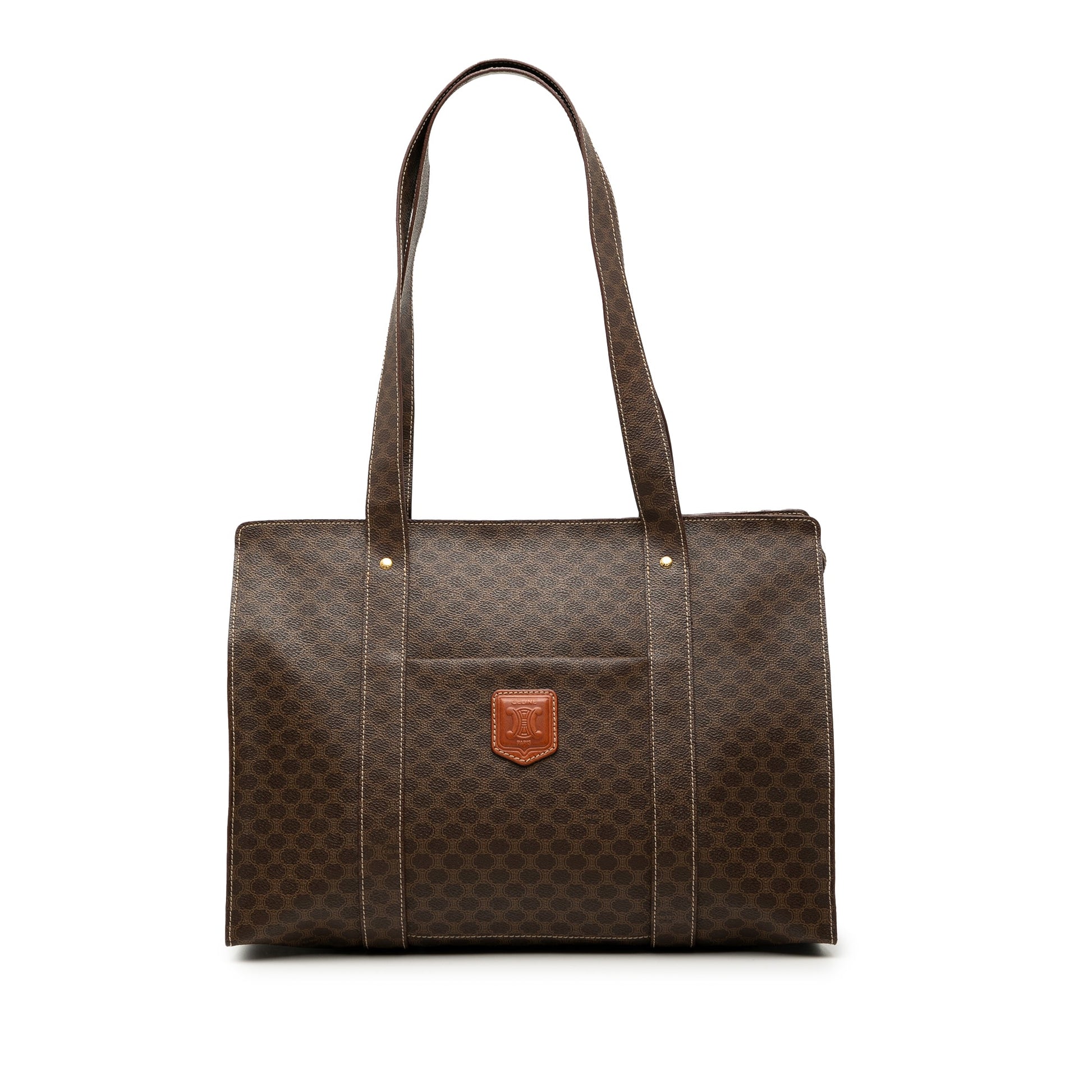 Celine Macadam Coated Canvas Tote