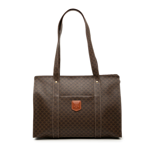 Celine Macadam Coated Canvas Tote