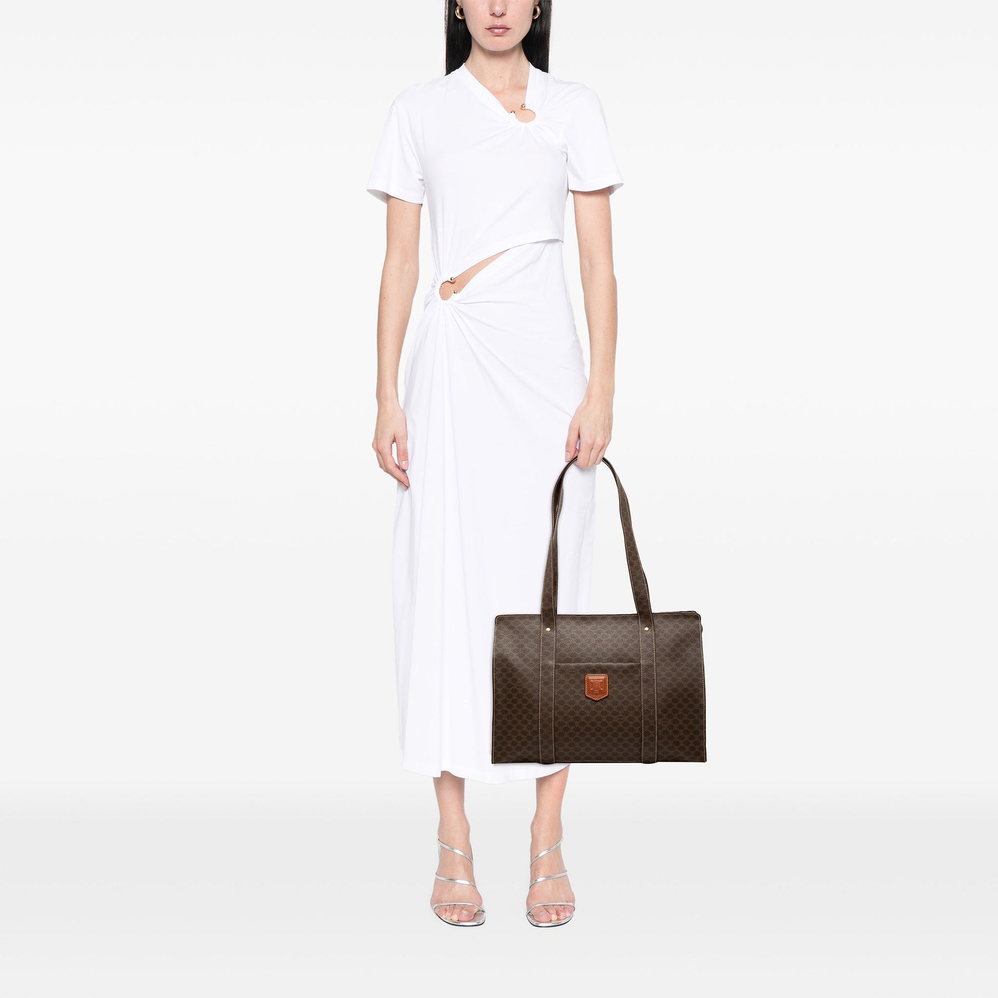 Celine Macadam Coated Canvas Tote