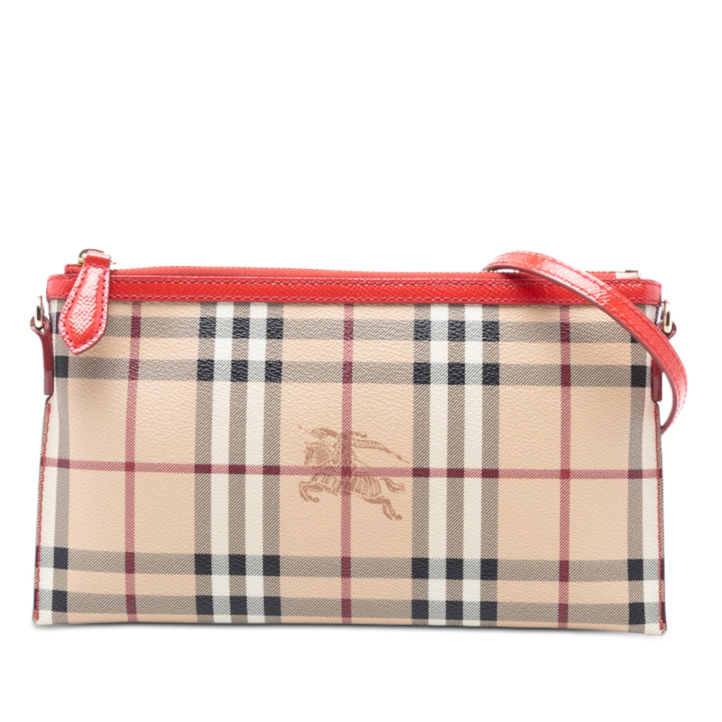 Burberry Haymarket Check Coated Canvas Peyton Crossbody