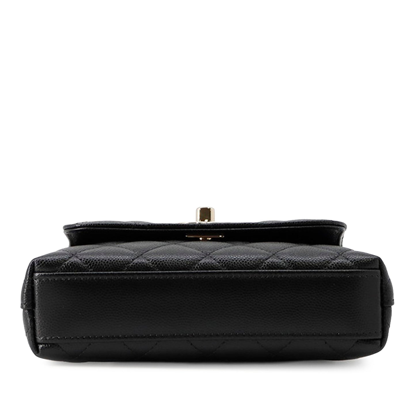 Chanel Extra Mini Quilted Caviar Coco Top Handle Bag