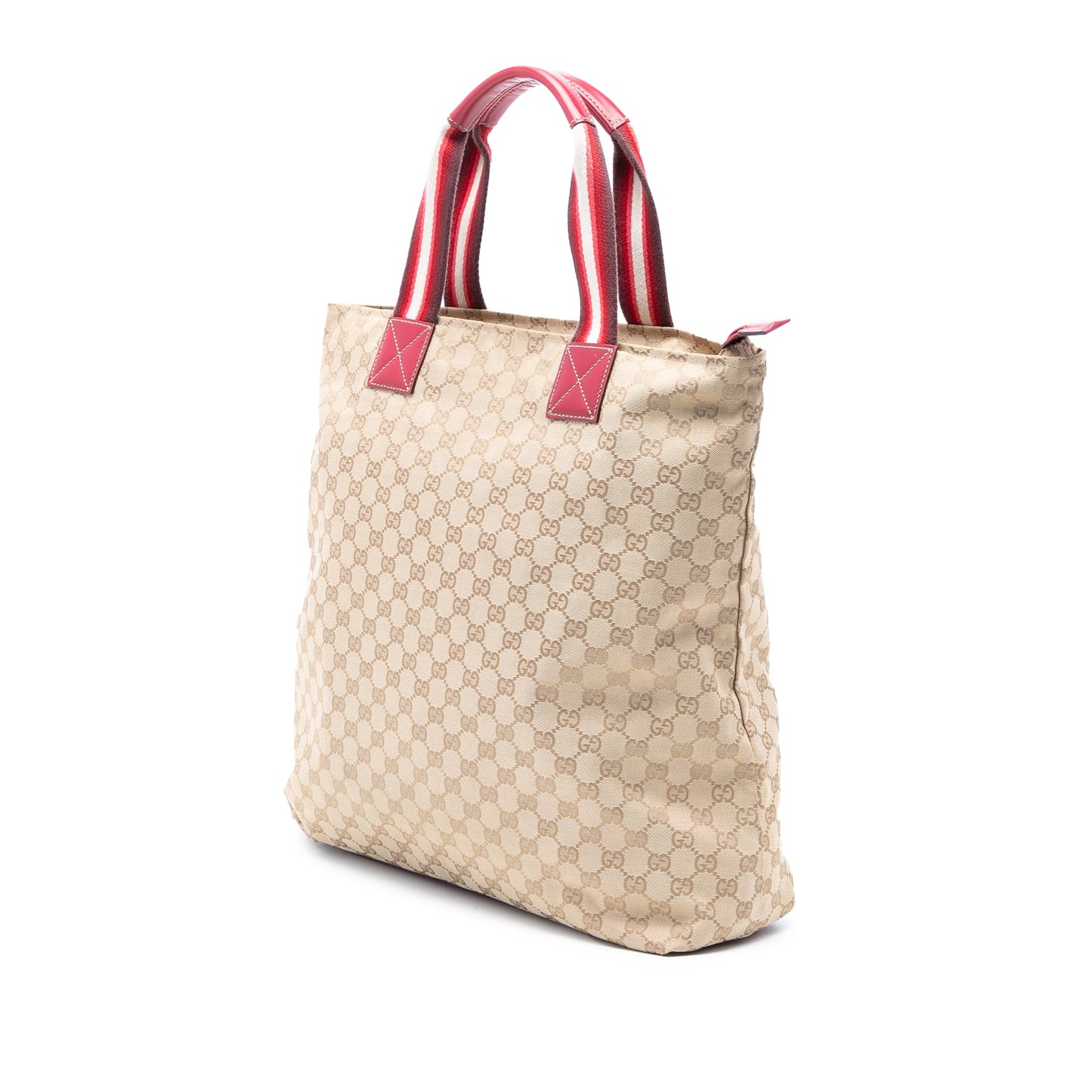 Gucci GG Canvas Web Vertical Tote
