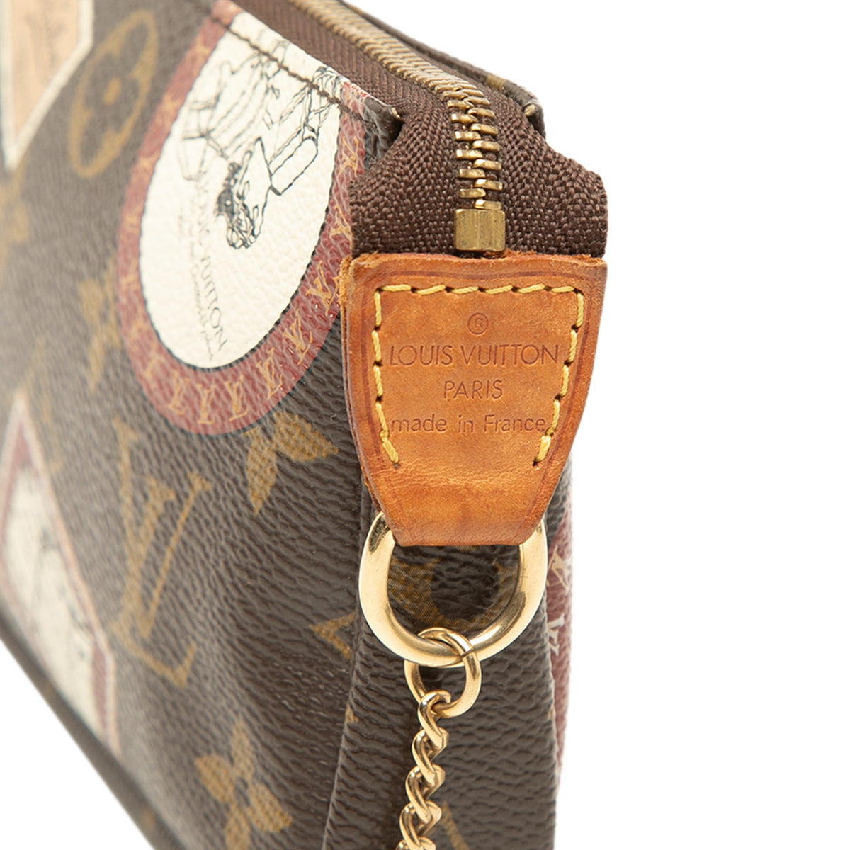 Louis Vuitton Monogram Trunks and Bags Patch Mini Pochette Accessoires