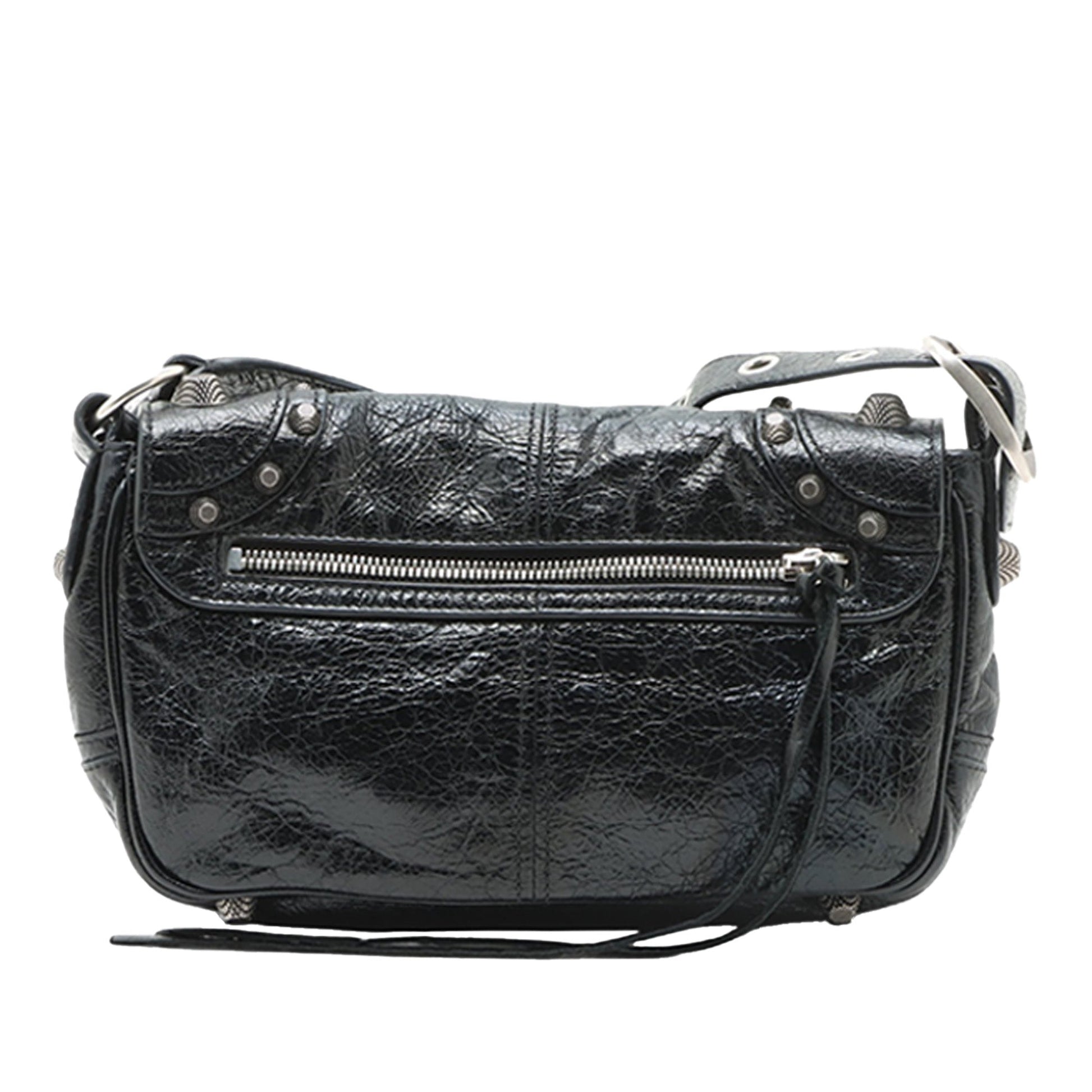 Balenciaga XS Lambskin Motocross Le Cagole Flap Crossbody