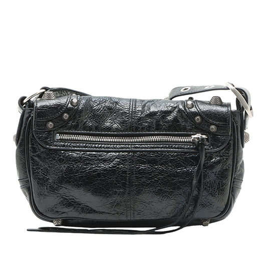 Balenciaga XS Lambskin Motocross Le Cagole Flap Crossbody