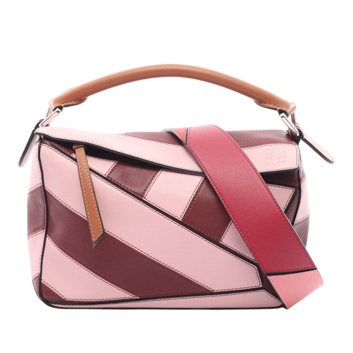 LOEWE Small Calfskin Rugby Puzzle Satchel