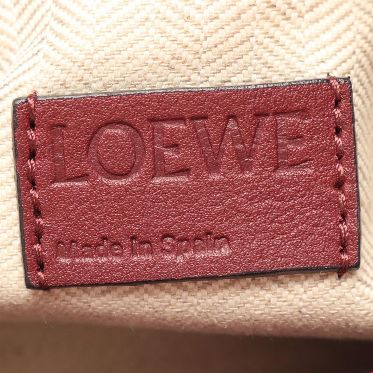LOEWE Small Calfskin Rugby Puzzle Satchel