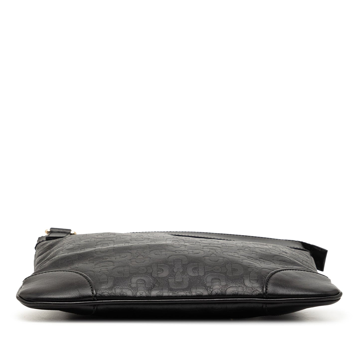 Gucci Embossed Leather Horsebit Crossbody