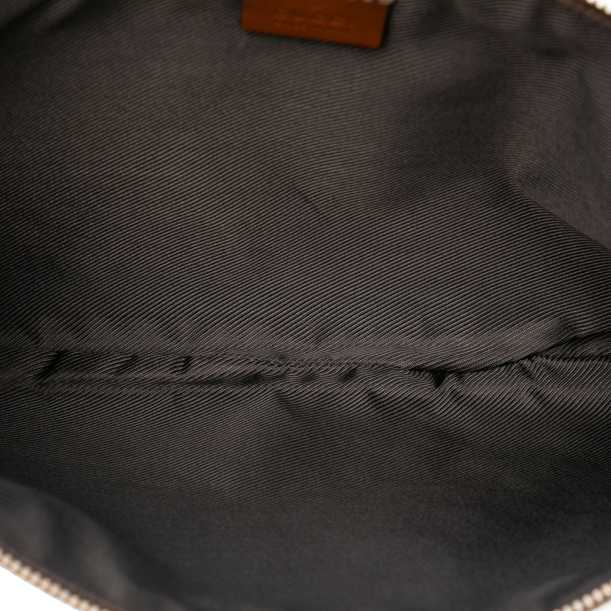 Gucci GG Nylon Top Zip Clutch