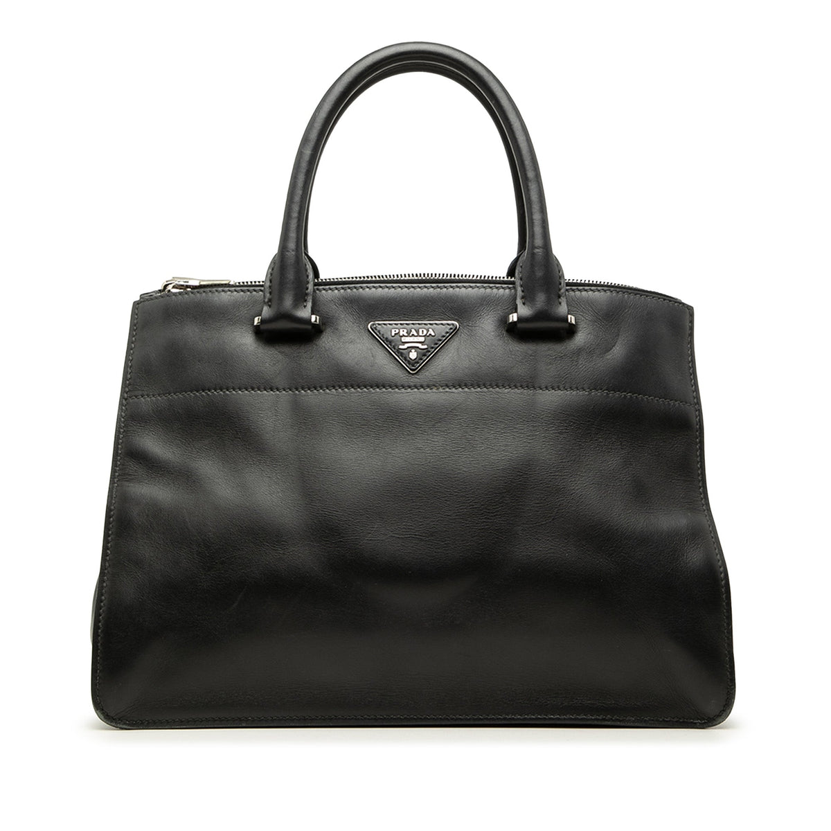 Prada City Calf Twin Pocket Satchel